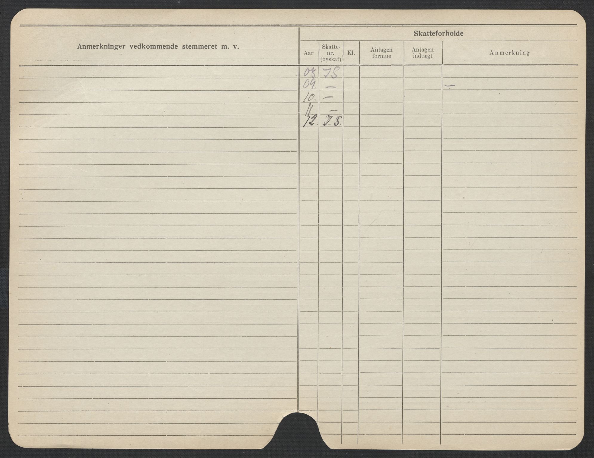 Oslo folkeregister, Registerkort, SAO/A-11715/F/Fa/Fac/L0015: Kvinner, 1906-1914, s. 350b