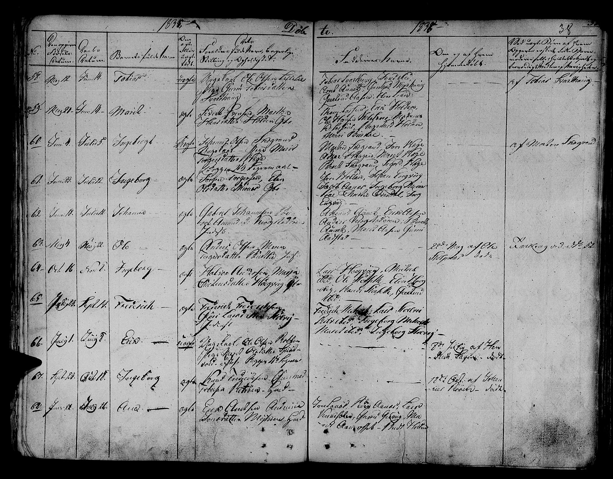 Ministerialprotokoller, klokkerbøker og fødselsregistre - Sør-Trøndelag, SAT/A-1456/630/L0492: Ministerialbok nr. 630A05, 1830-1840, s. 38