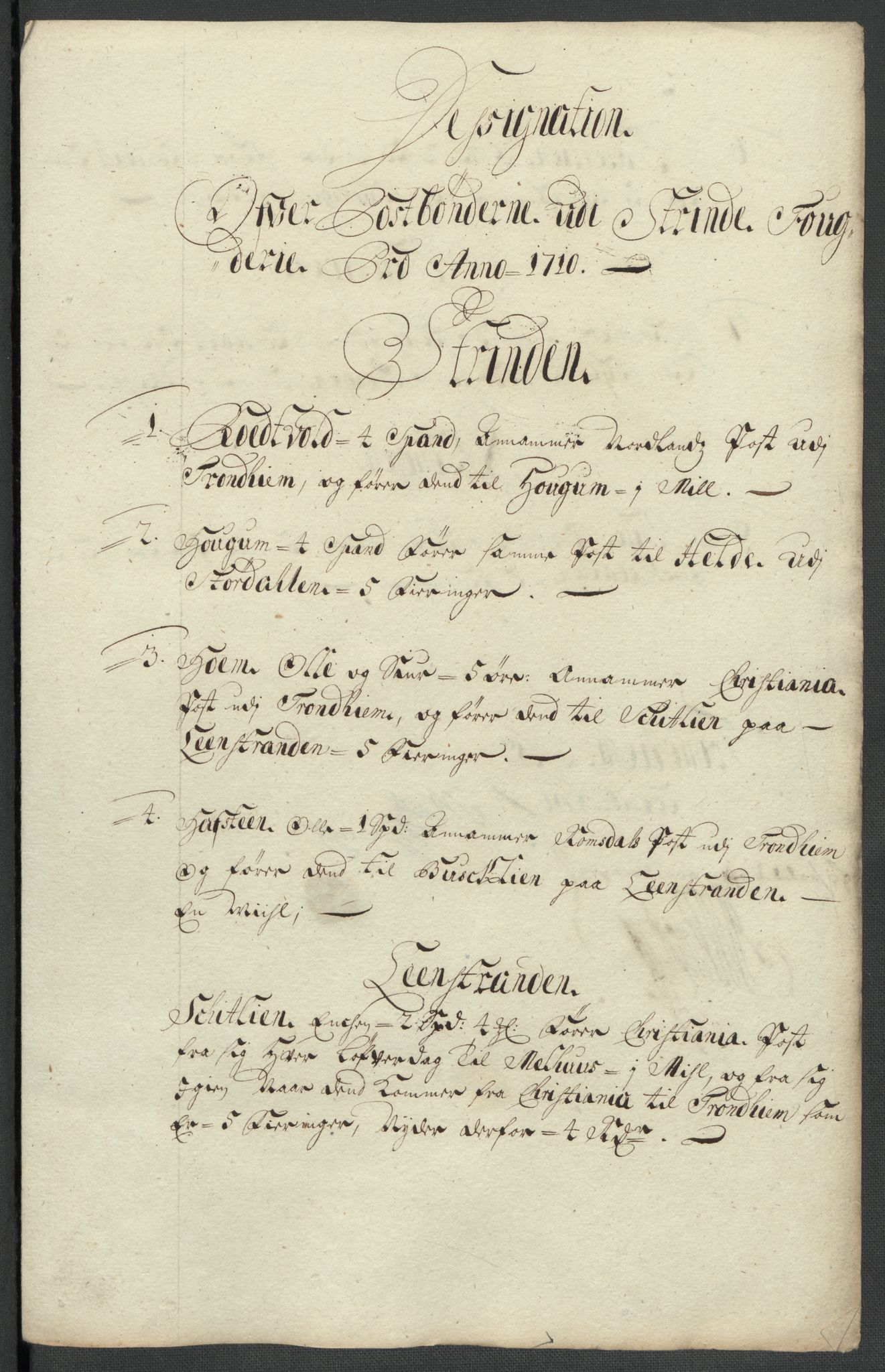 Rentekammeret inntil 1814, Reviderte regnskaper, Fogderegnskap, AV/RA-EA-4092/R61/L4111: Fogderegnskap Strinda og Selbu, 1709-1710, s. 453