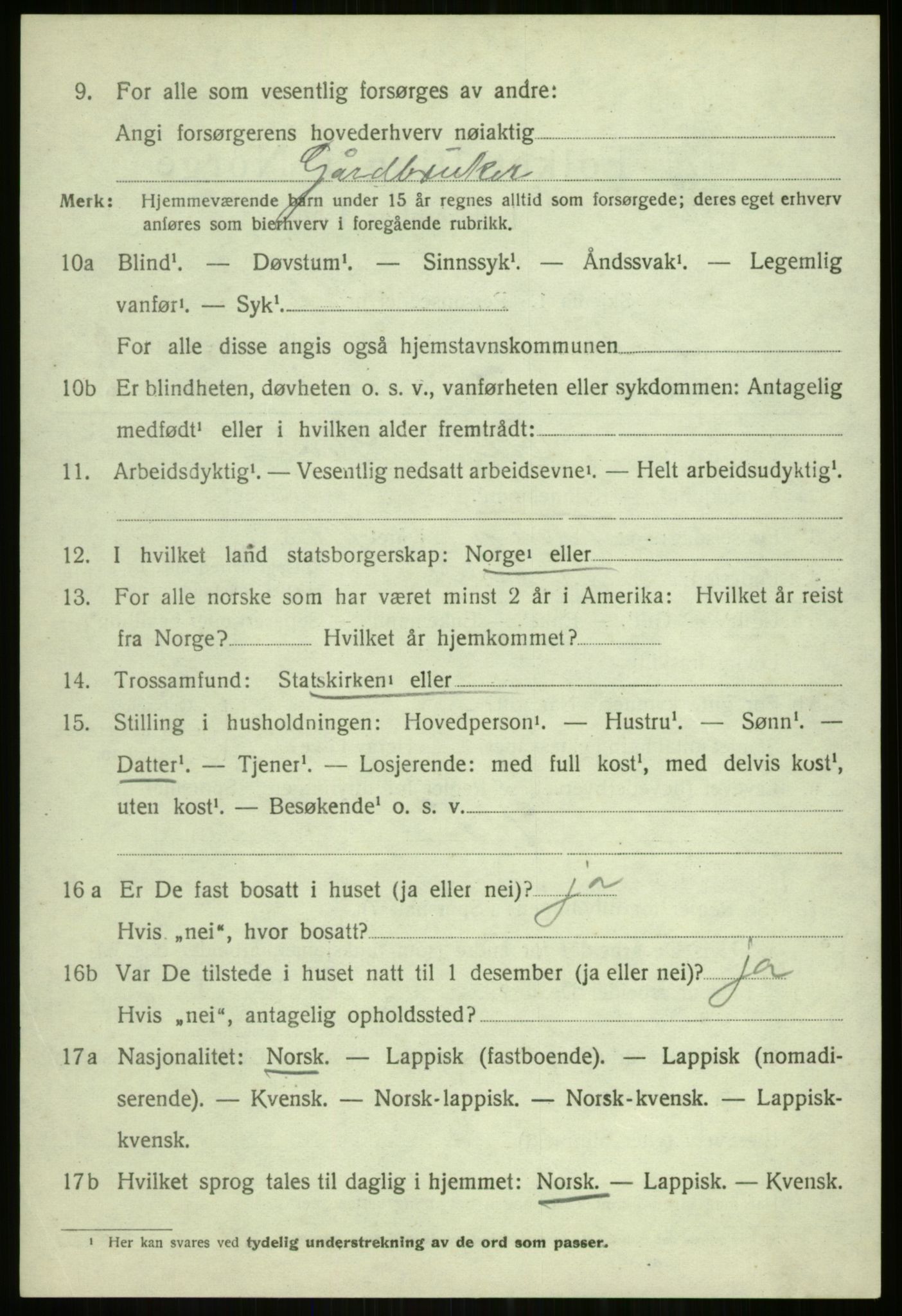 SATØ, Folketelling 1920 for 1934 Tromsøysund herred, 1920, s. 2769