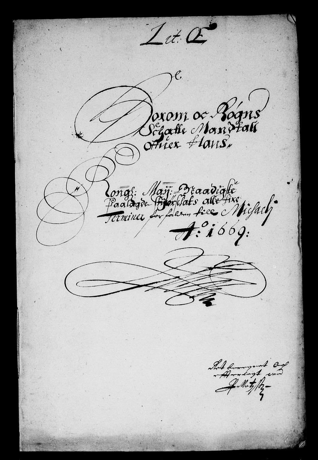 Rentekammeret inntil 1814, Reviderte regnskaper, Stiftamtstueregnskaper, Landkommissariatet på Akershus og Akershus stiftamt, AV/RA-EA-5869/R/Rb/L0066: Akershus stiftamt, 1668-1669