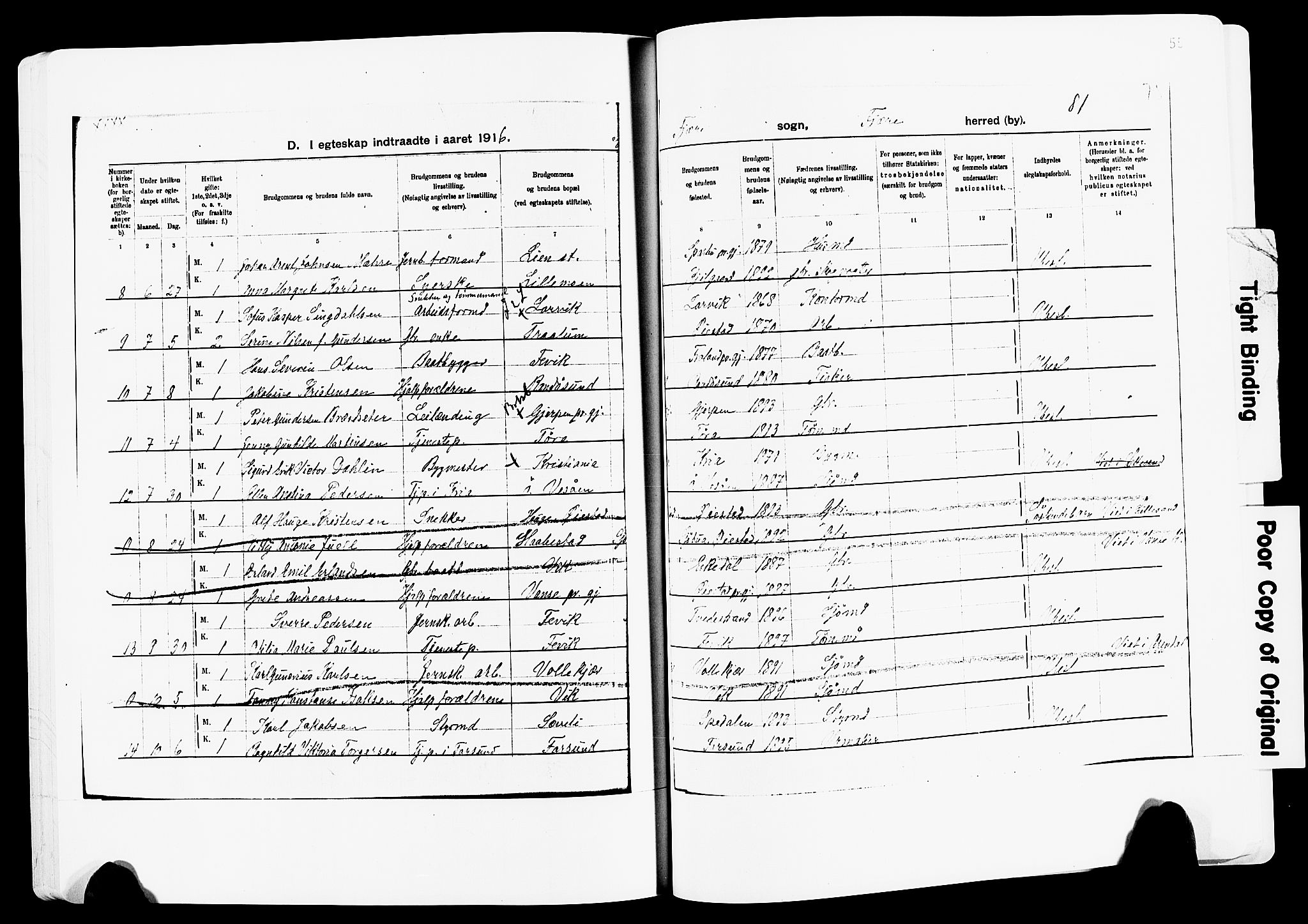 Fjære sokneprestkontor, AV/SAK-1111-0011/F/Fa/L0003: Ministerialbok nr. A 3.1, 1903-1920, s. 56