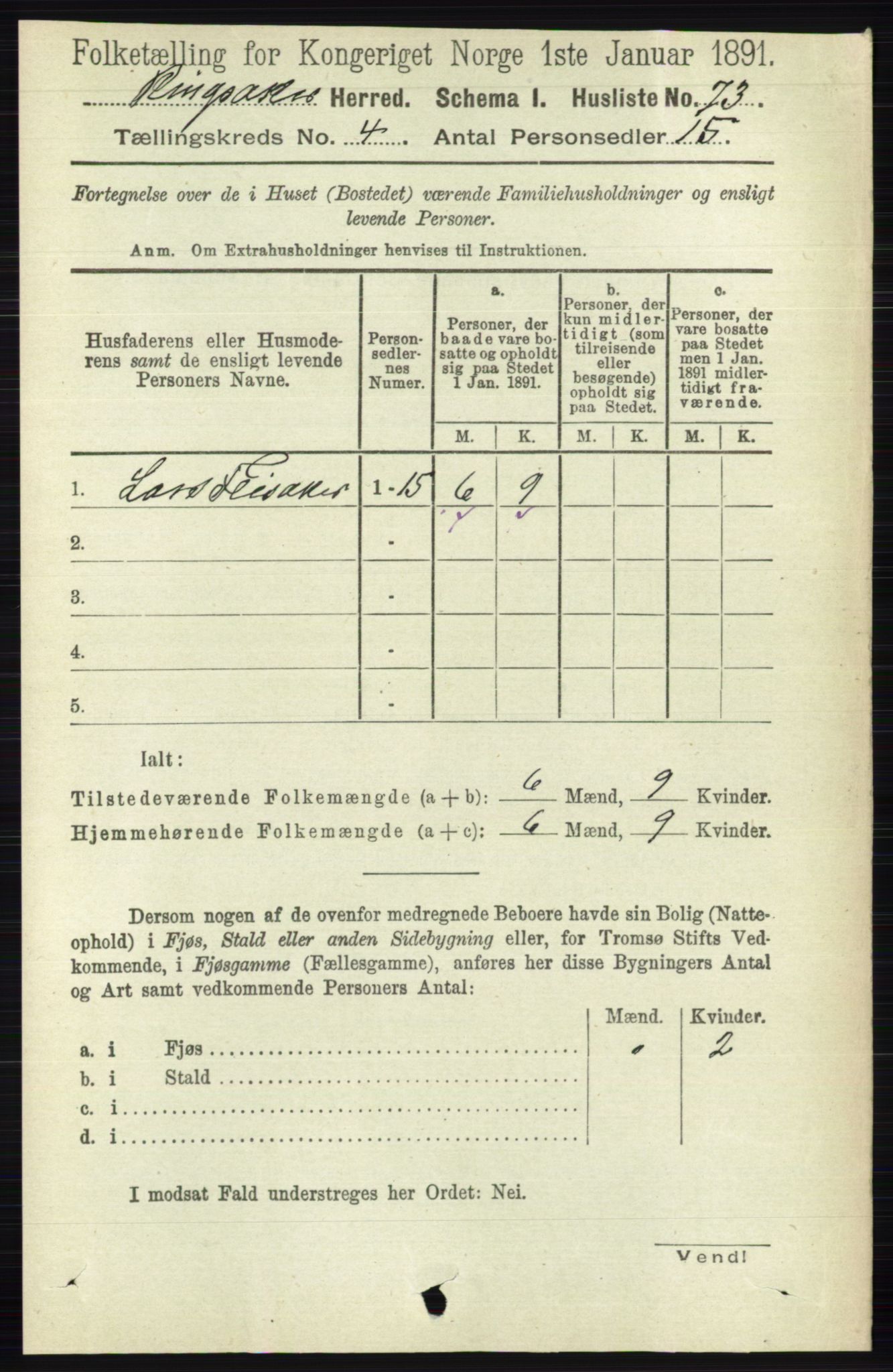 RA, Folketelling 1891 for 0412 Ringsaker herred, 1891, s. 1754