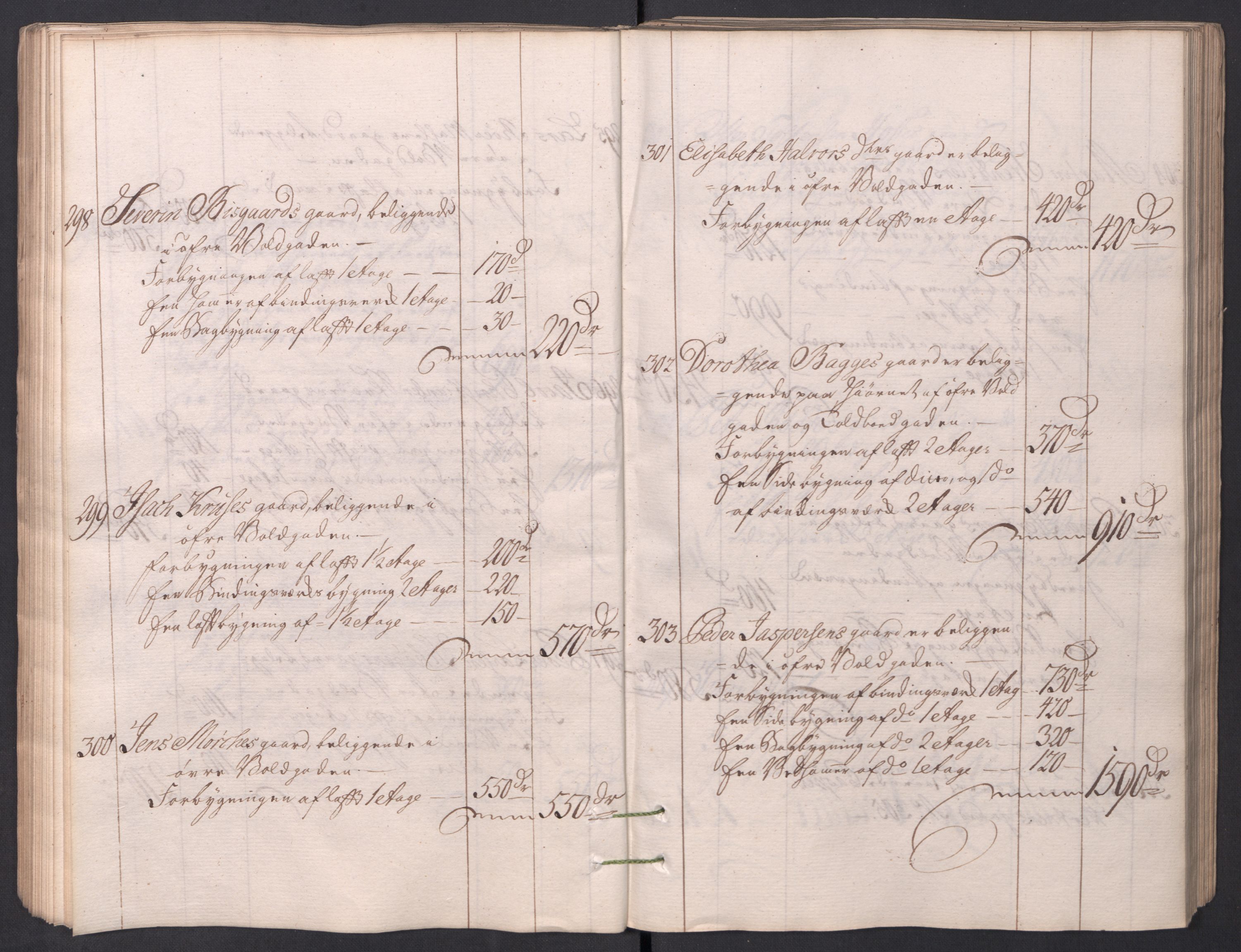 Kristiania stiftamt, AV/SAO-A-10386/I/Ia/L0001/0002: Branntakster / Christiania, 1766-1767