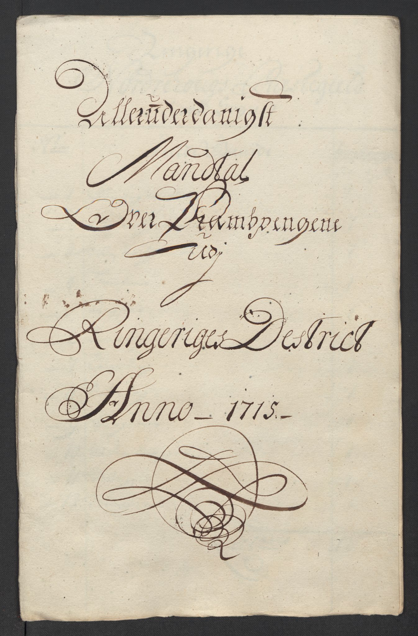 Rentekammeret inntil 1814, Reviderte regnskaper, Fogderegnskap, RA/EA-4092/R23/L1473: Fogderegnskap Ringerike og Hallingdal, 1715, s. 175