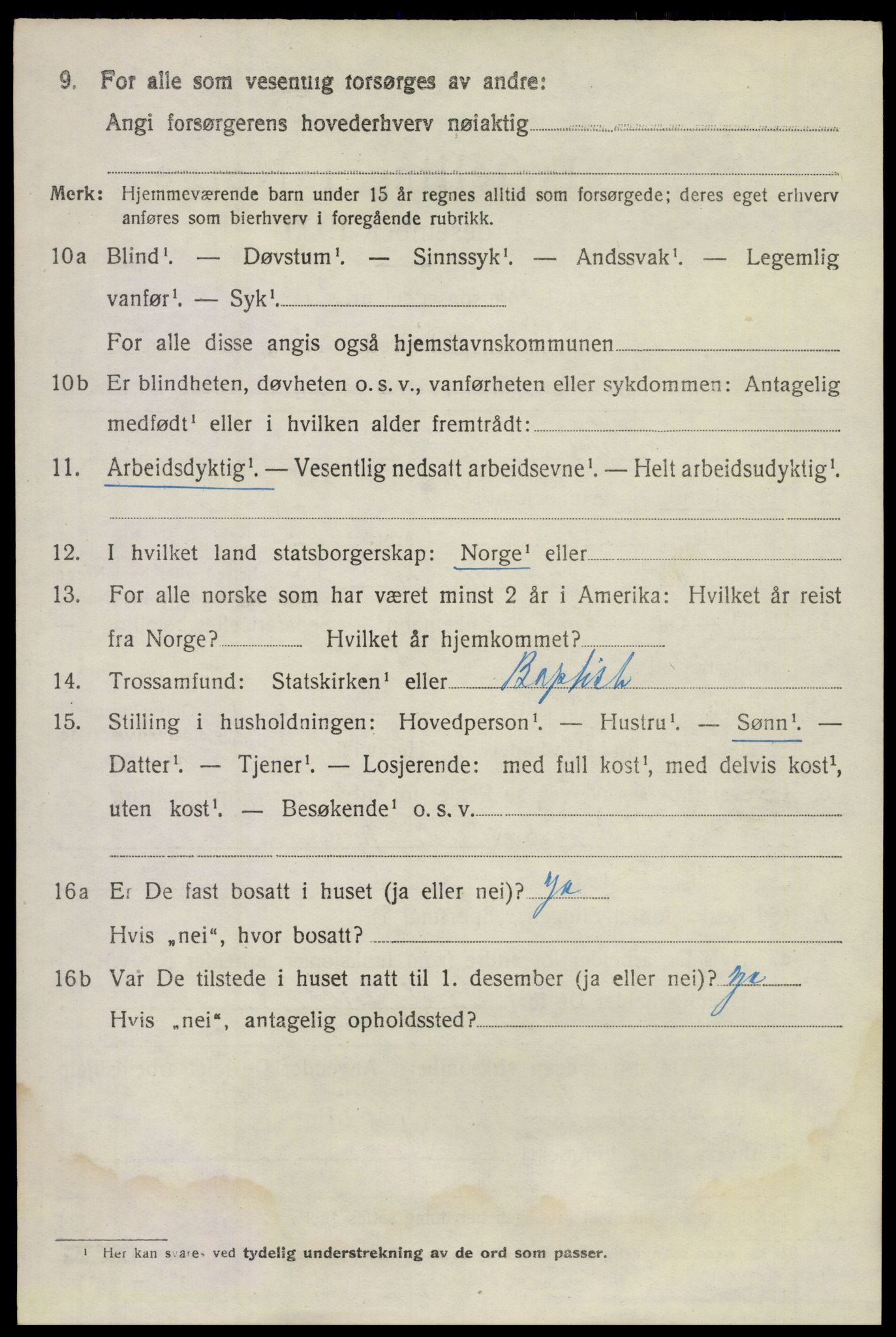 SAKO, Folketelling 1920 for 0716 Våle herred, 1920, s. 2761