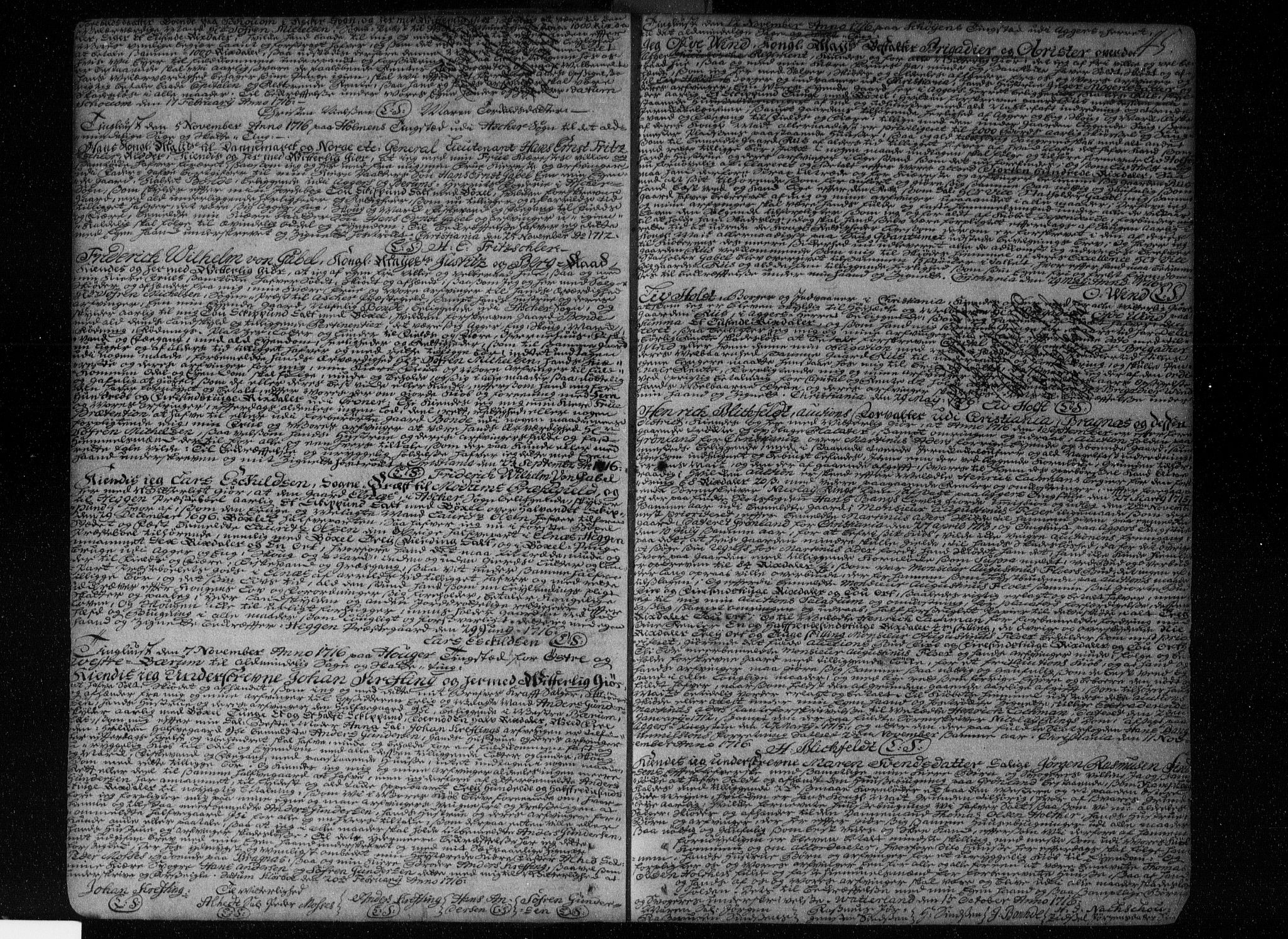 Aker sorenskriveri, SAO/A-10895/G/Gb/Gba/L0001: Pantebok nr. I 1, 1710-1740, s. 45