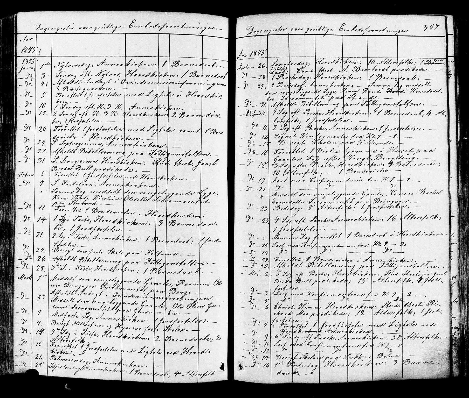 Botne kirkebøker, SAKO/A-340/F/Fa/L0006: Ministerialbok nr. I 6, 1836-1877, s. 357
