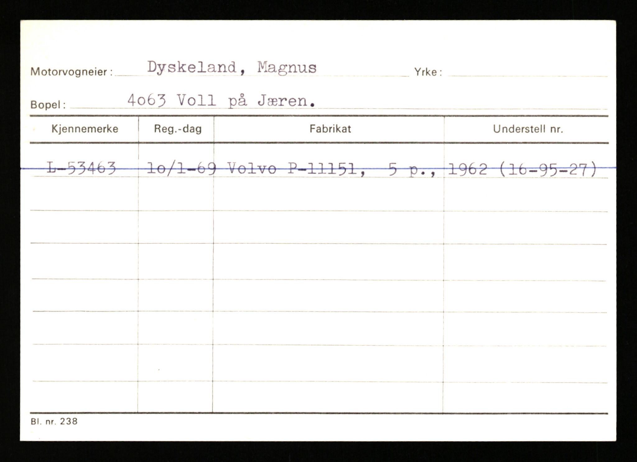 Stavanger trafikkstasjon, AV/SAST-A-101942/0/H/L0006: Dalva - Egersund, 1930-1971, s. 1299