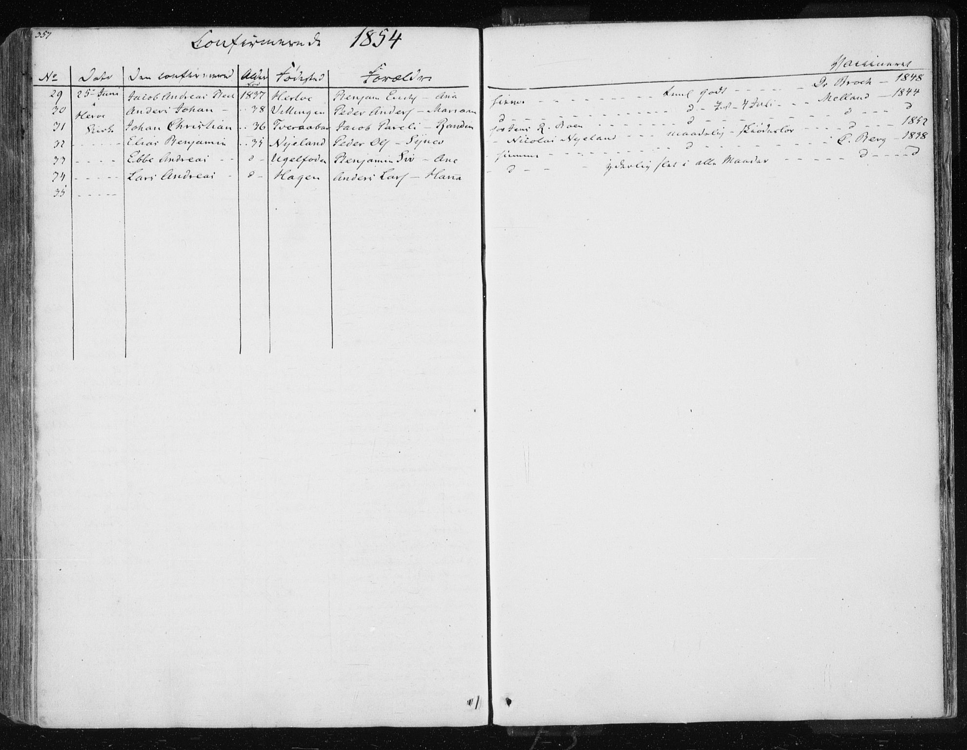 Ministerialprotokoller, klokkerbøker og fødselsregistre - Nordland, AV/SAT-A-1459/830/L0447: Ministerialbok nr. 830A11, 1831-1854, s. 357