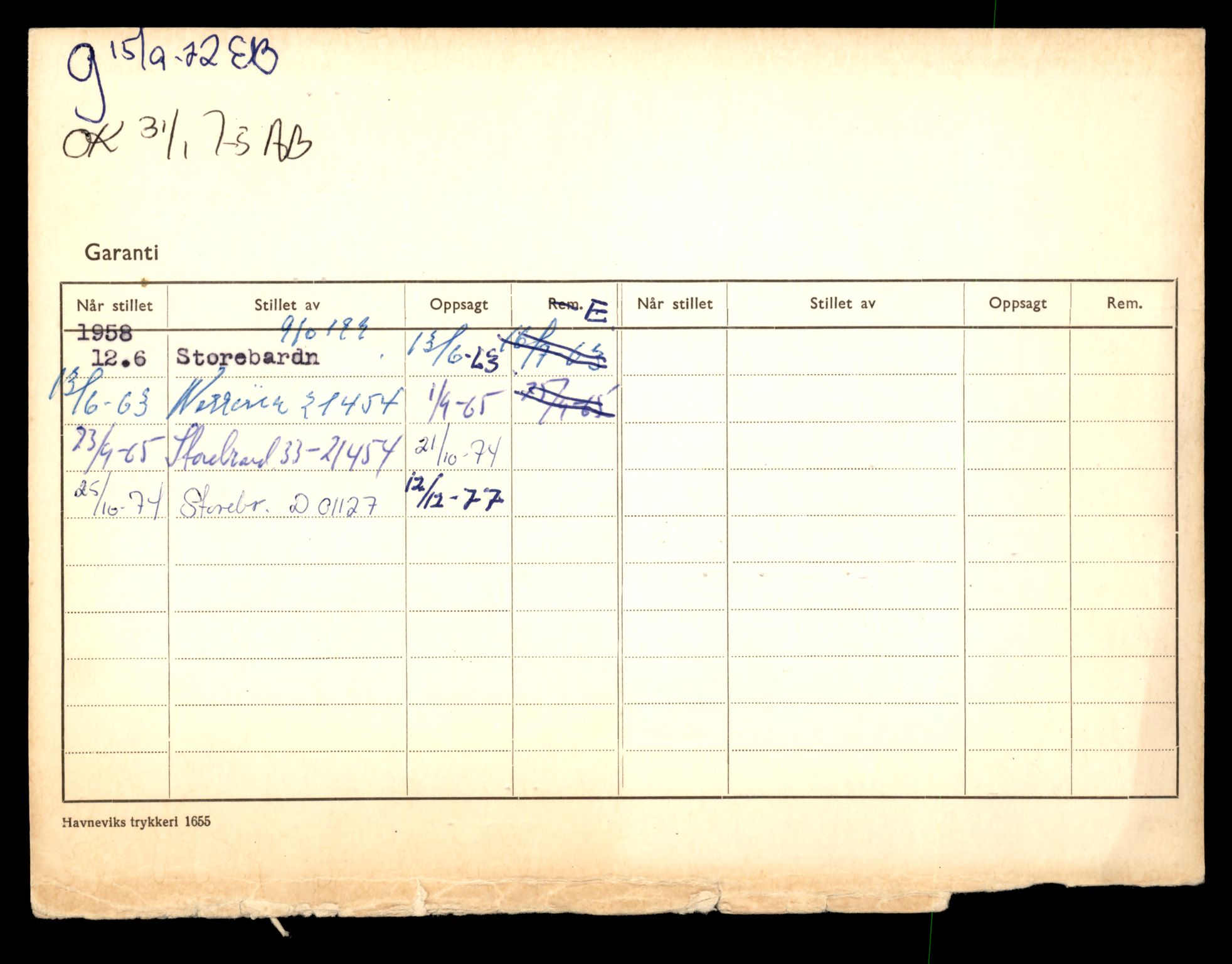 Møre og Romsdal vegkontor - Ålesund trafikkstasjon, AV/SAT-A-4099/F/Fe/L0011: Registreringskort for kjøretøy T 1170 - T 1289, 1927-1998, s. 1010