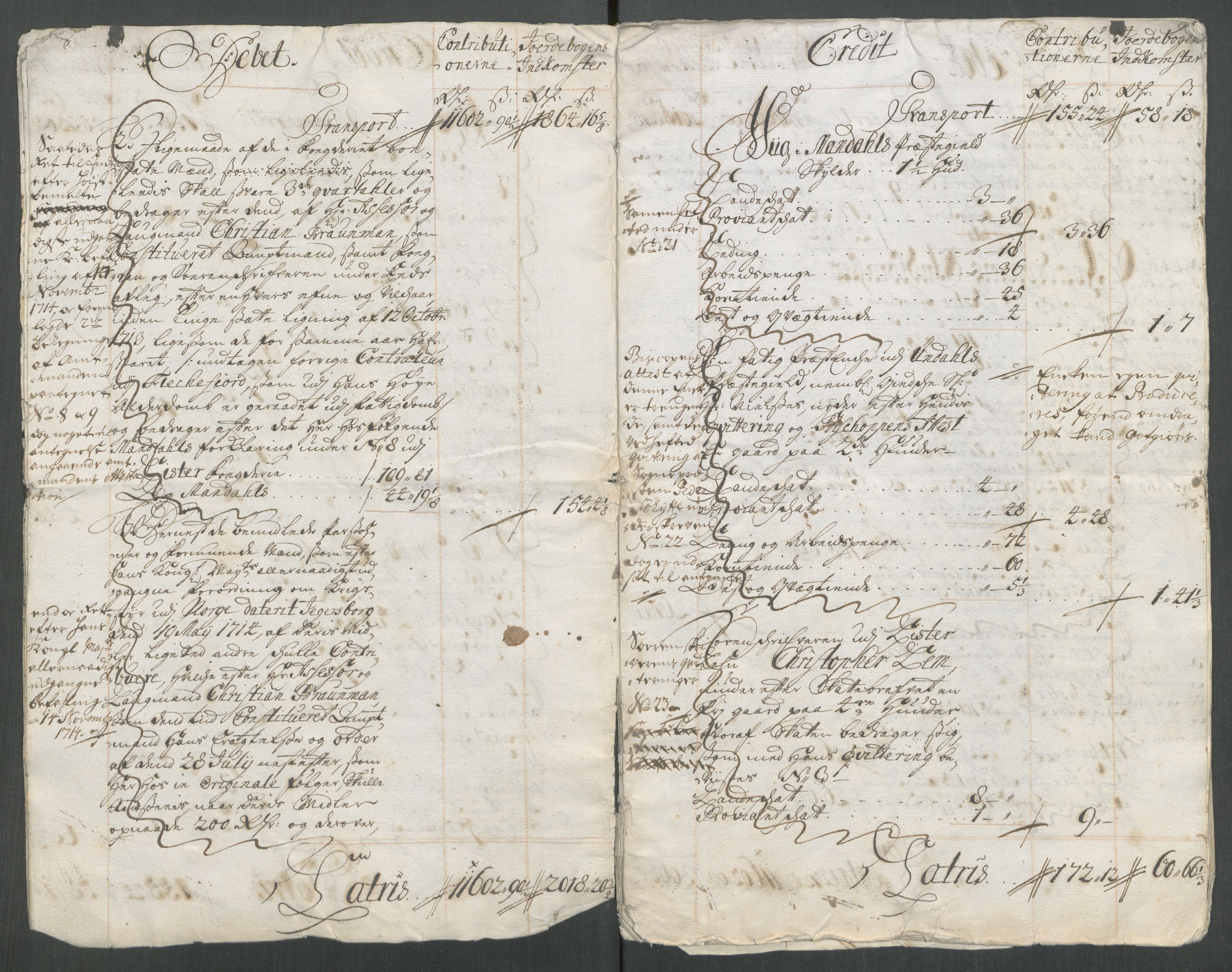 Rentekammeret inntil 1814, Reviderte regnskaper, Fogderegnskap, RA/EA-4092/R43/L2558: Fogderegnskap Lista og Mandal, 1714, s. 8