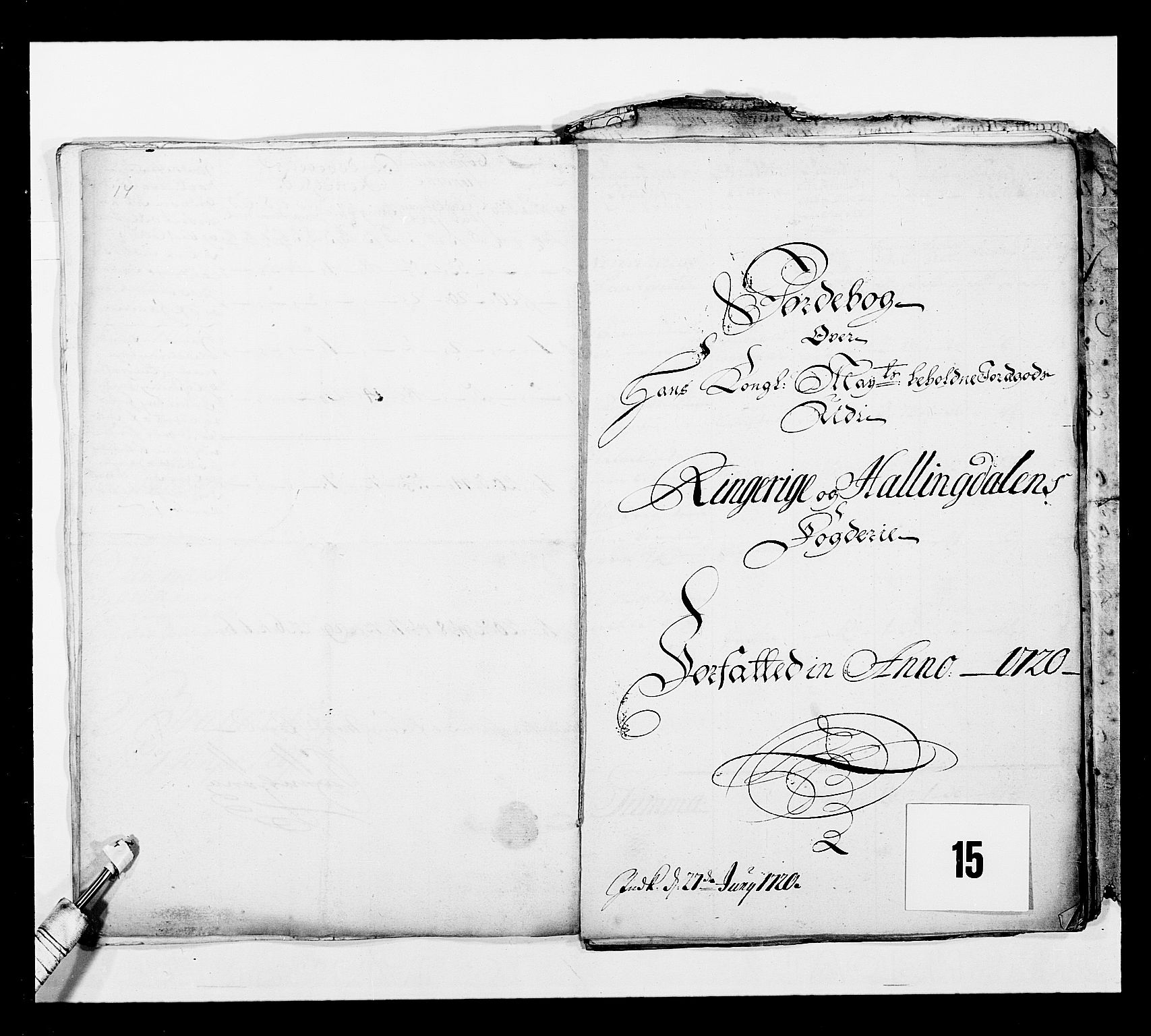 Stattholderembetet 1572-1771, AV/RA-EA-2870/Ek/L0038/0001: Jordebøker o.a. 1720-1728 vedkommende krongodset: / Krongods i Akershus bispedømme og Kristiansand bispedømme, 1720-1722, s. 104