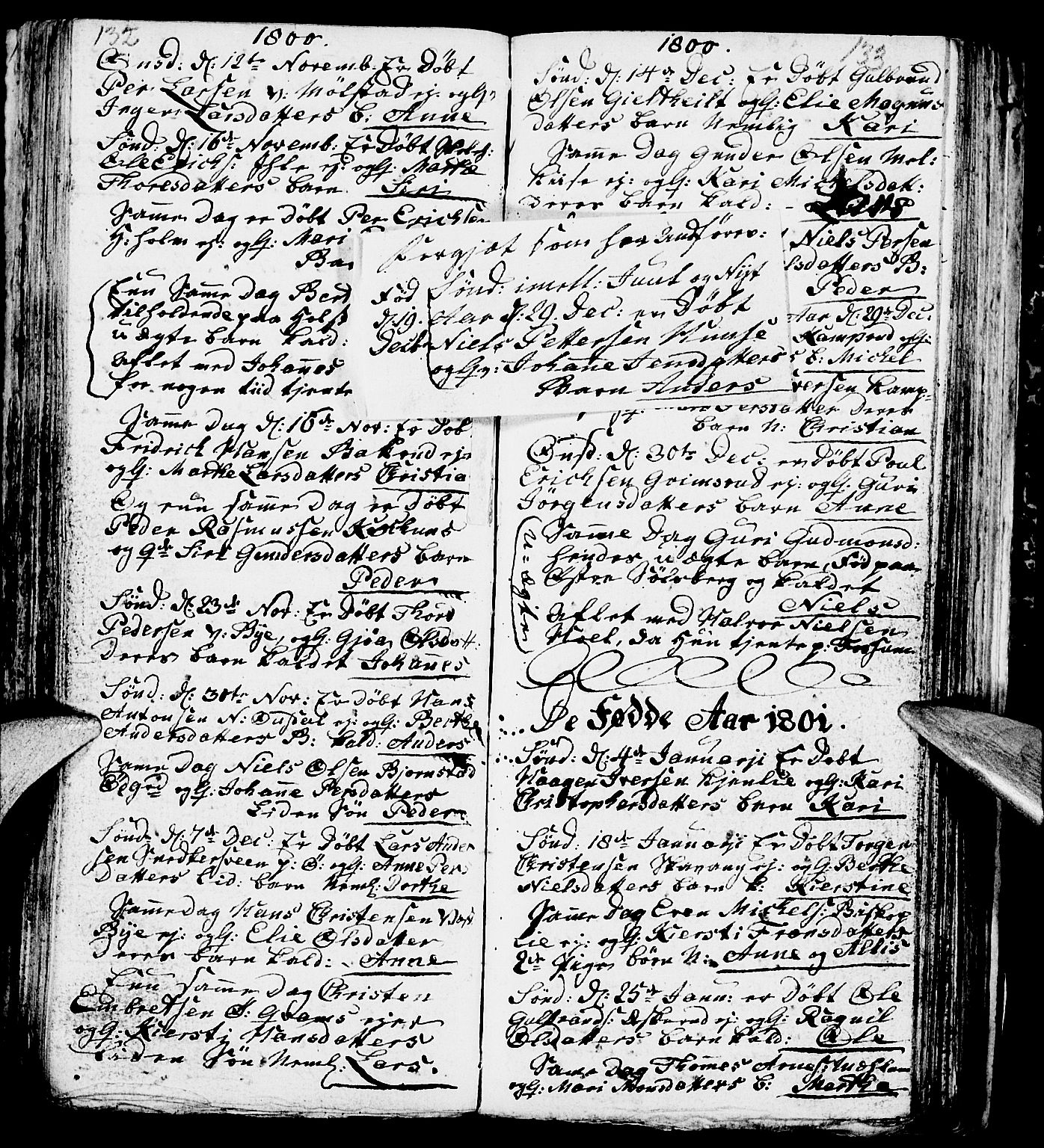 Nes prestekontor, Hedmark, AV/SAH-PREST-020/L/La/L0002: Klokkerbok nr. 2, 1785-1813, s. 132-133