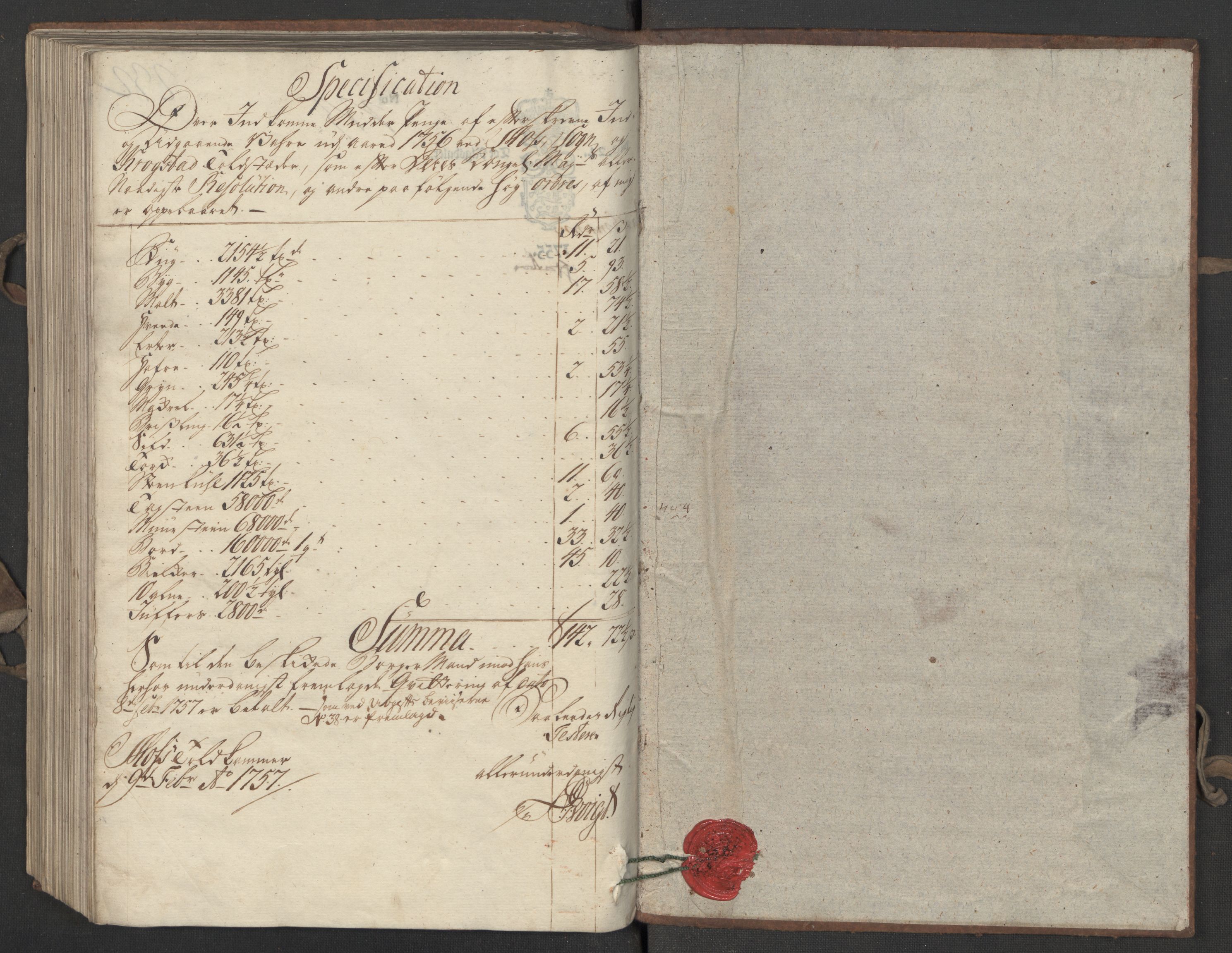 Generaltollkammeret, tollregnskaper, AV/RA-EA-5490/R05/L0027/0001: Tollregnskaper Moss, Son, Krokstad / Utgående hovedtollbok, 1756, s. 202b-203a