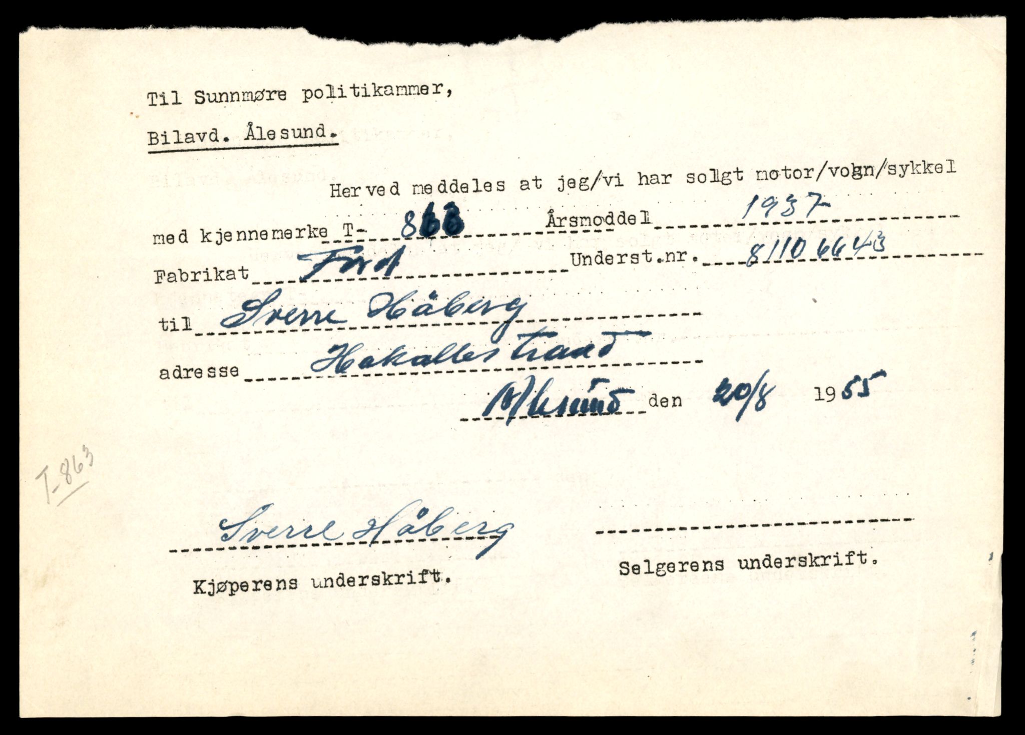Møre og Romsdal vegkontor - Ålesund trafikkstasjon, AV/SAT-A-4099/F/Fe/L0049: Registreringskort for kjøretøy T 14864 - T 18613, 1927-1998, s. 703