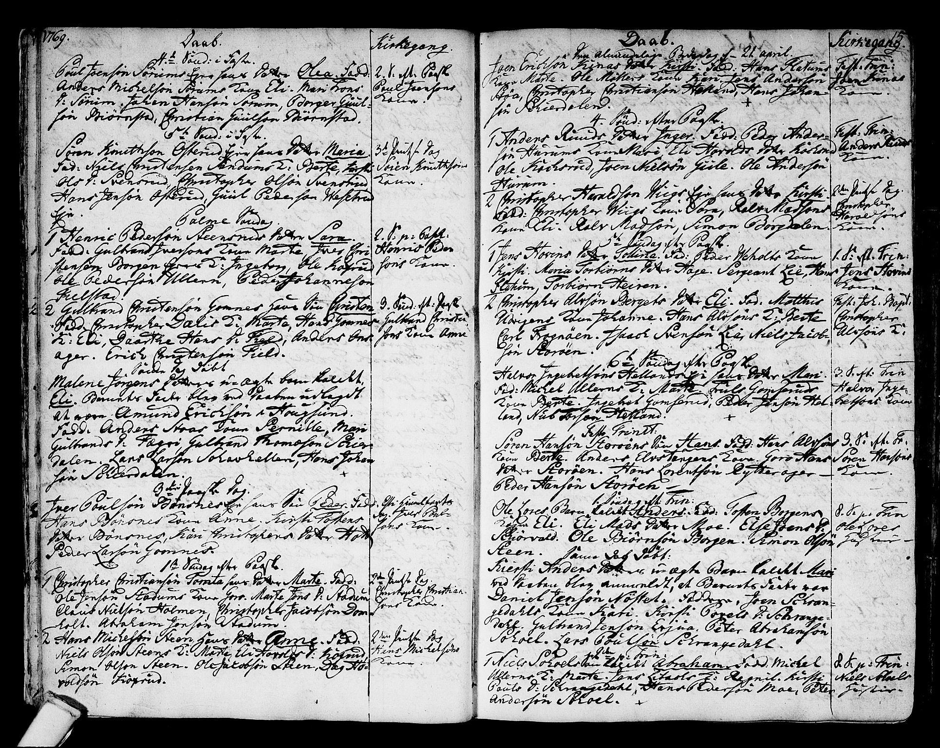 Hole kirkebøker, SAKO/A-228/F/Fa/L0002: Ministerialbok nr. I 2, 1766-1814, s. 15