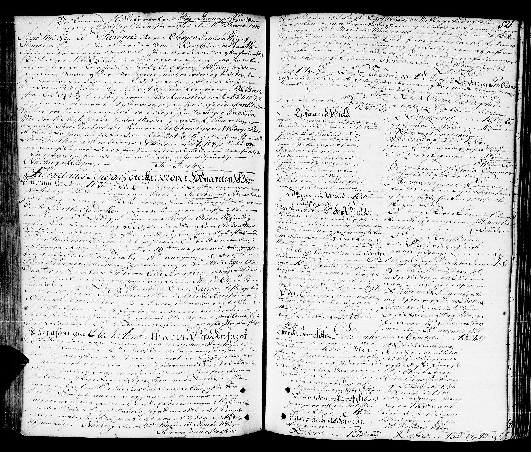 Hedemarken sorenskriveri, SAH/TING-034/J/Ja/L0011: Skifteprotokoll, 1736-1743, s. 520b-521a
