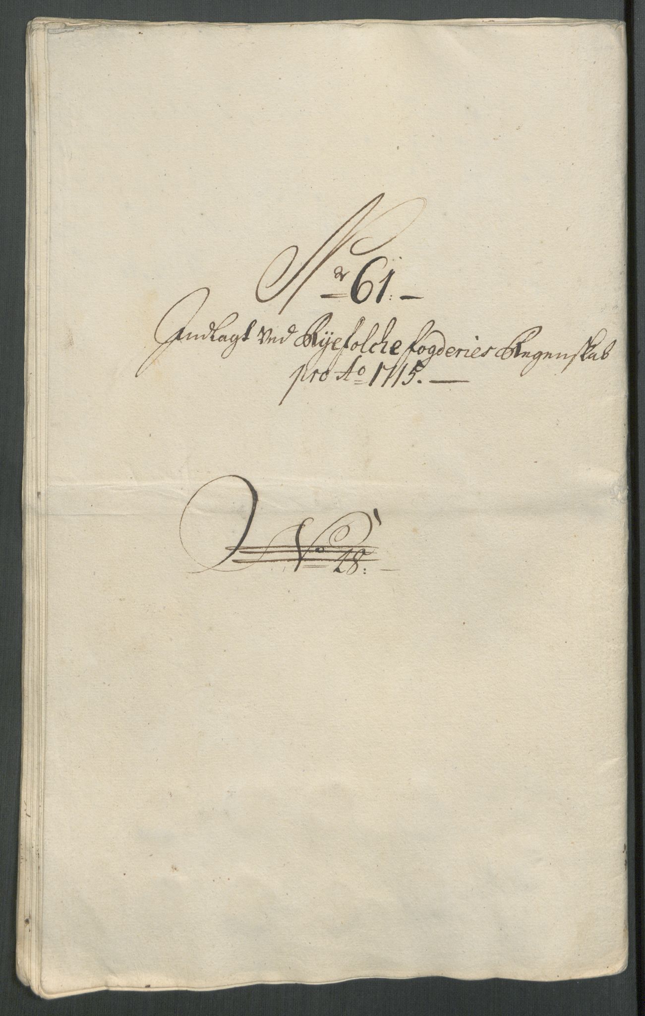 Rentekammeret inntil 1814, Reviderte regnskaper, Fogderegnskap, RA/EA-4092/R47/L2868: Fogderegnskap Ryfylke, 1715, s. 352