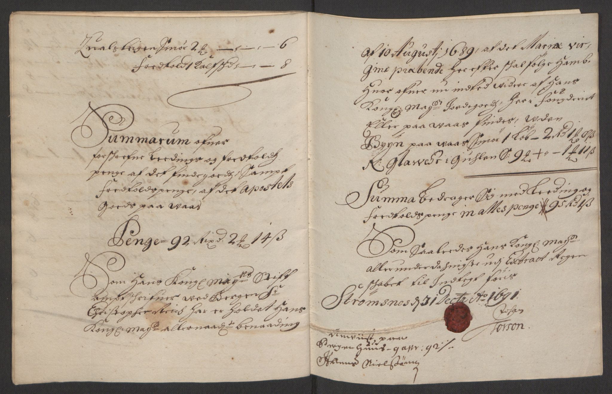 Rentekammeret inntil 1814, Reviderte regnskaper, Fogderegnskap, AV/RA-EA-4092/R51/L3181: Fogderegnskap Nordhordland og Voss, 1691-1692, s. 62