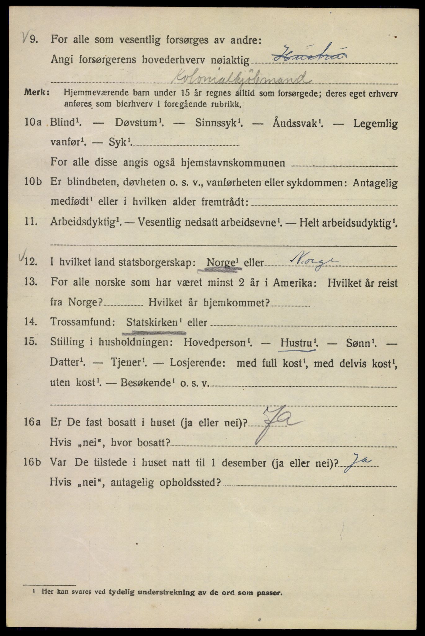 SAO, Folketelling 1920 for 0301 Kristiania kjøpstad, 1920, s. 372394