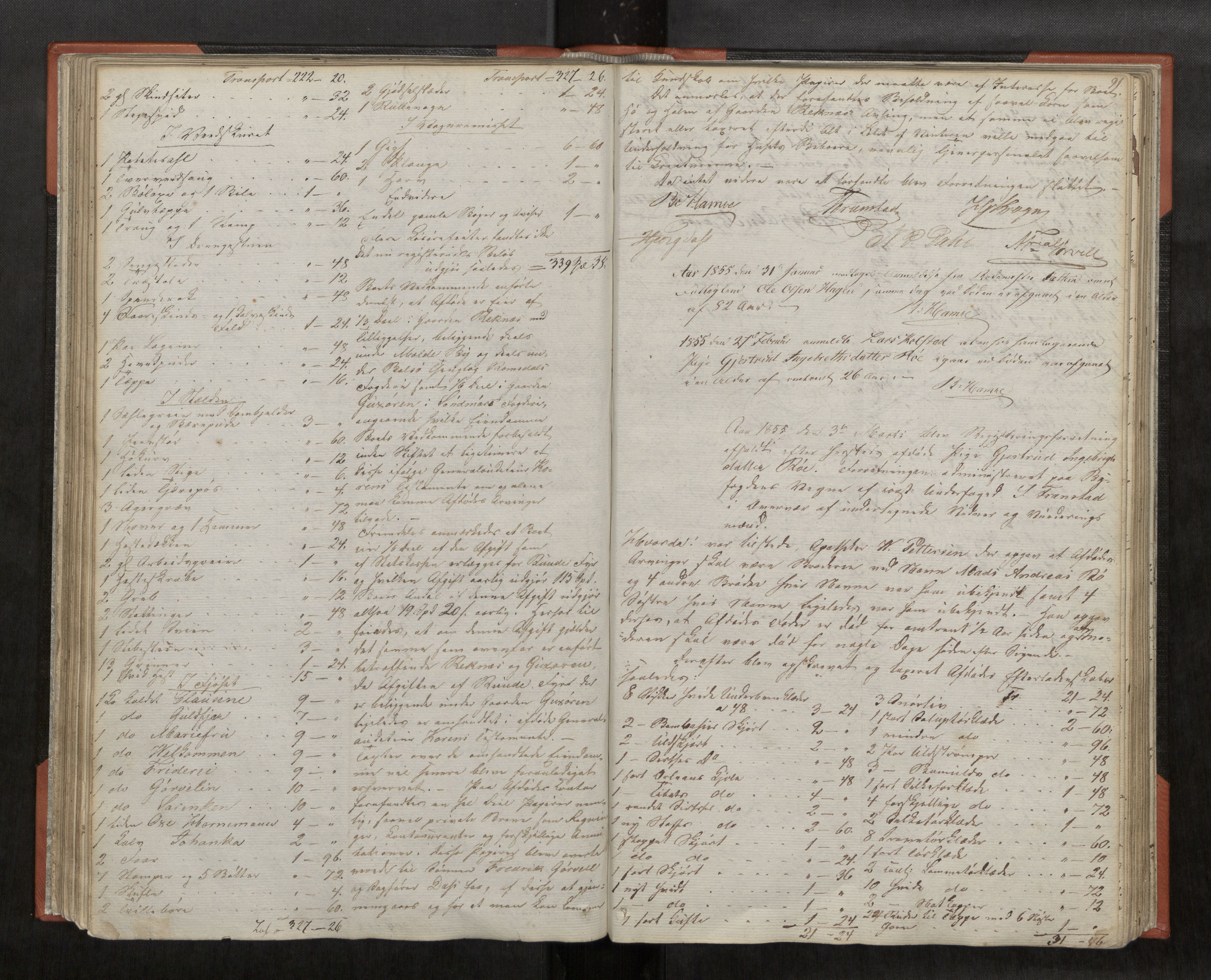 Molde byfogd, AV/SAT-A-0025/3/3C/L0001: Skifteregistreringsprotokoll, 1842-1866, s. 91
