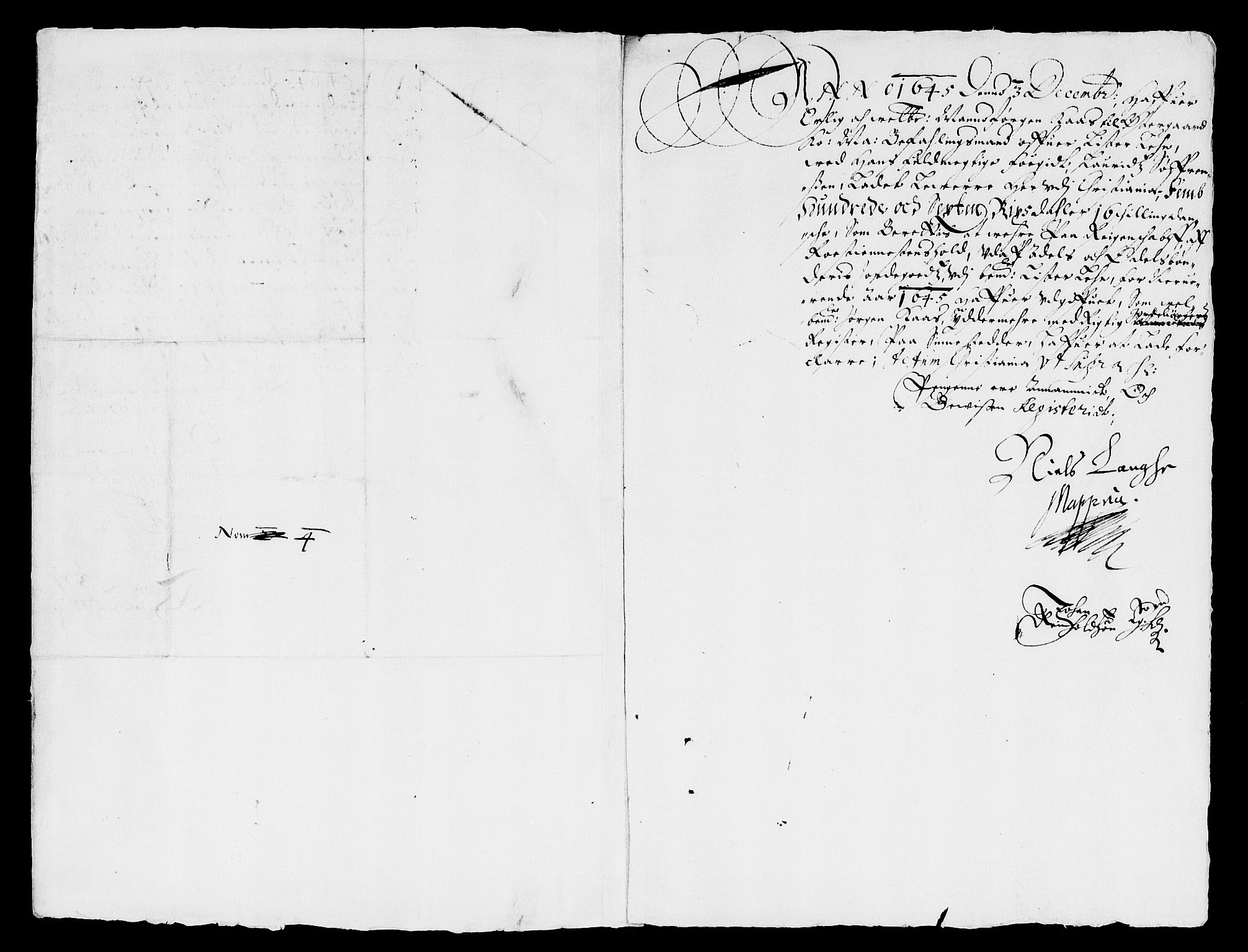 Rentekammeret inntil 1814, Reviderte regnskaper, Lensregnskaper, AV/RA-EA-5023/R/Rb/Rbr/L0016: Lista len, 1645-1647