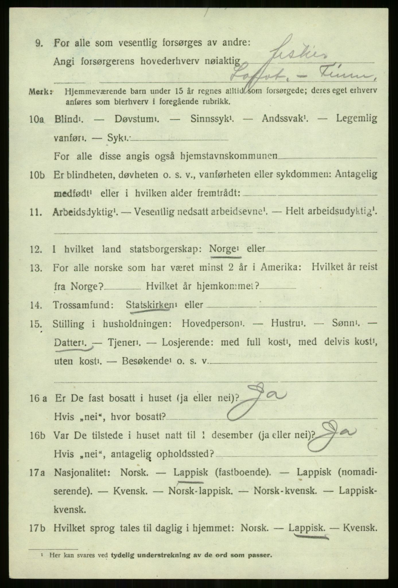 SATØ, Folketelling 1920 for 1938 Lyngen herred, 1920, s. 6247