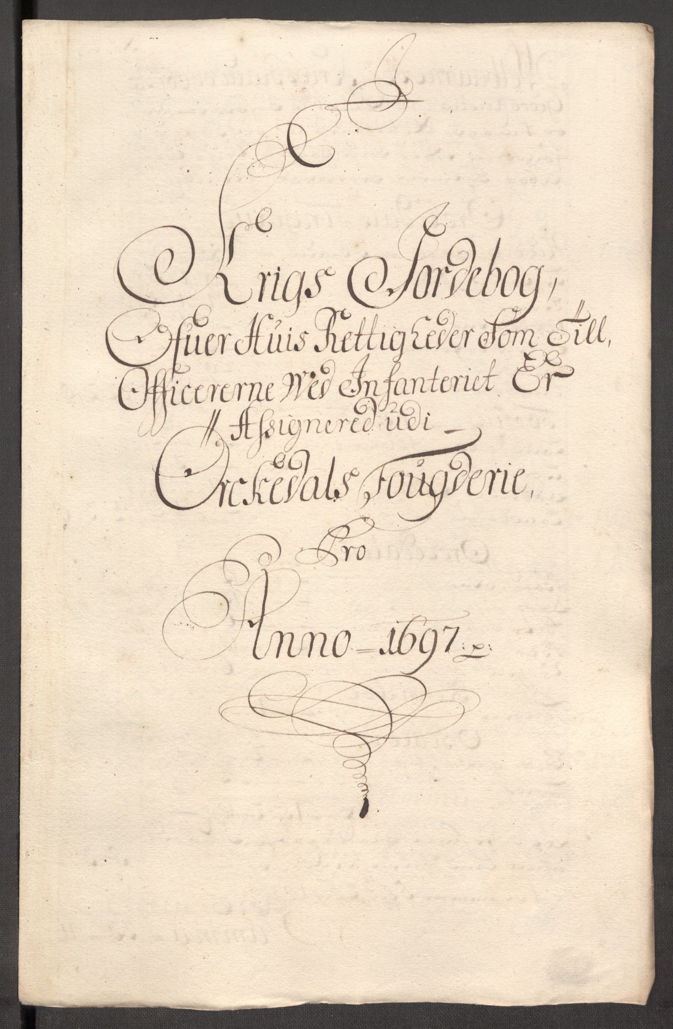 Rentekammeret inntil 1814, Reviderte regnskaper, Fogderegnskap, RA/EA-4092/R60/L3947: Fogderegnskap Orkdal og Gauldal, 1697, s. 205