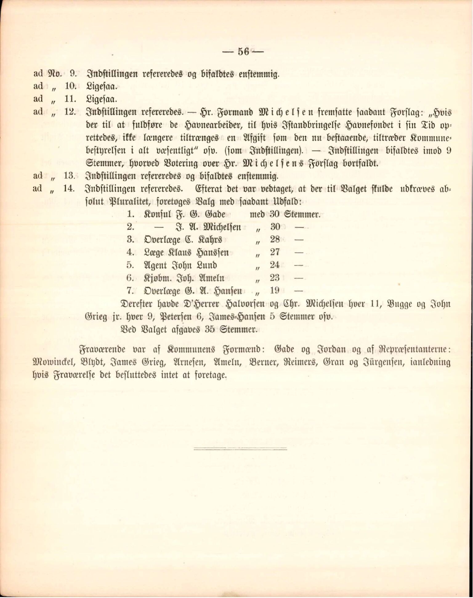 Bergen kommune. Formannskapet, BBA/A-0003/Ad/L0045: Bergens Kommuneforhandlinger, 1890