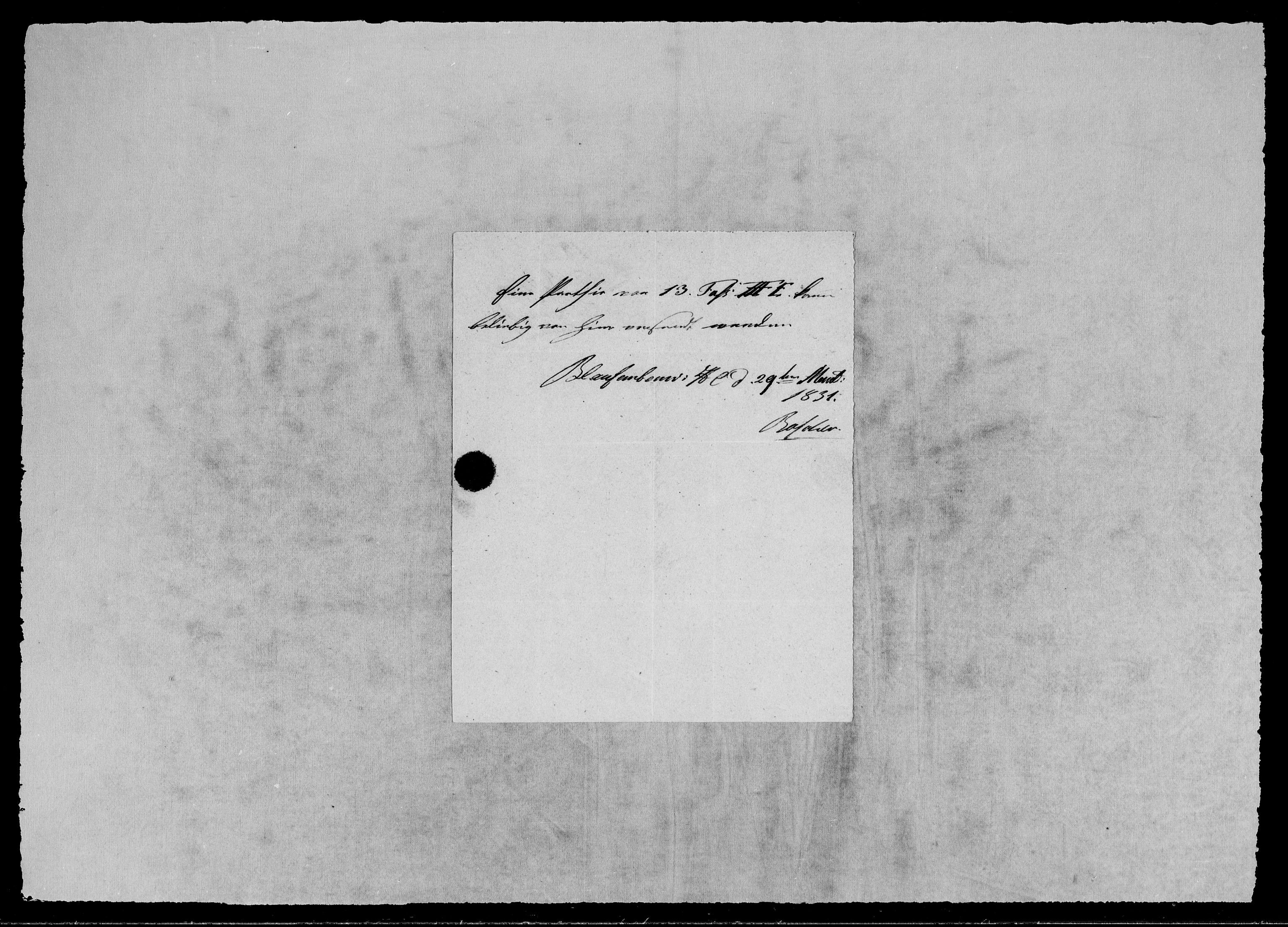 Modums Blaafarveværk, AV/RA-PA-0157/G/Gb/L0105/0001: -- / Innkomne brev A - L, 1830-1831, s. 23