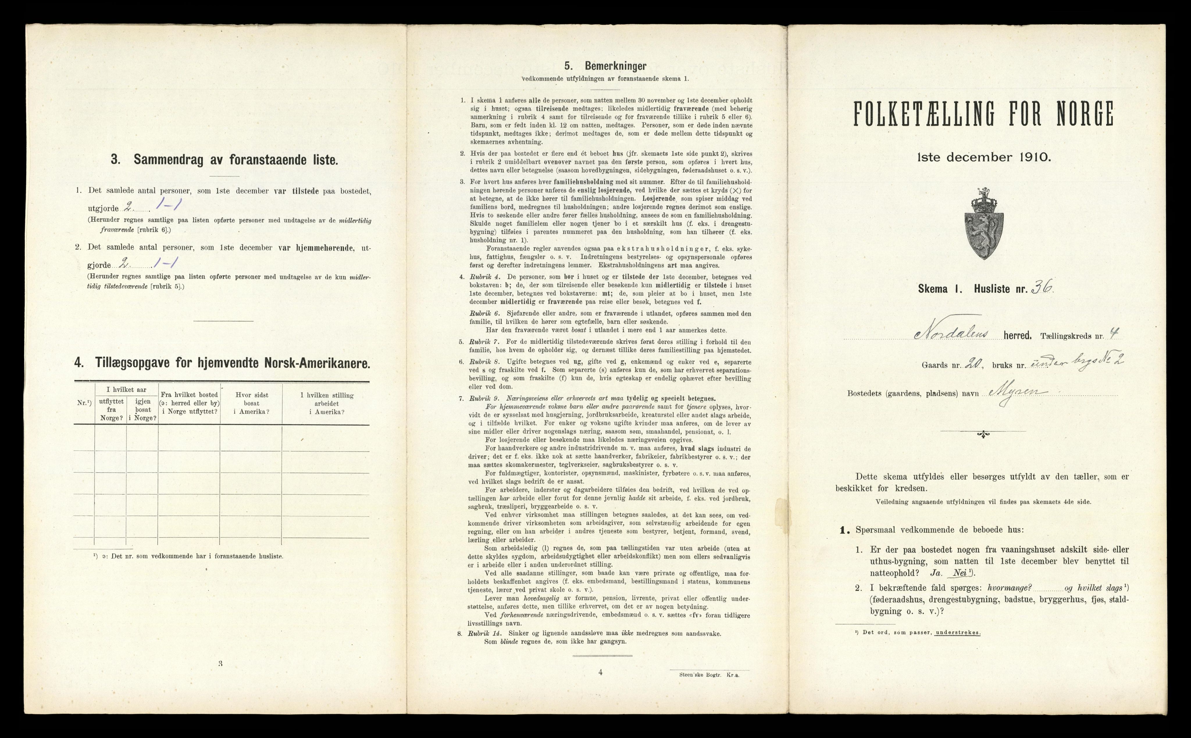 RA, Folketelling 1910 for 1524 Norddal herred, 1910, s. 389