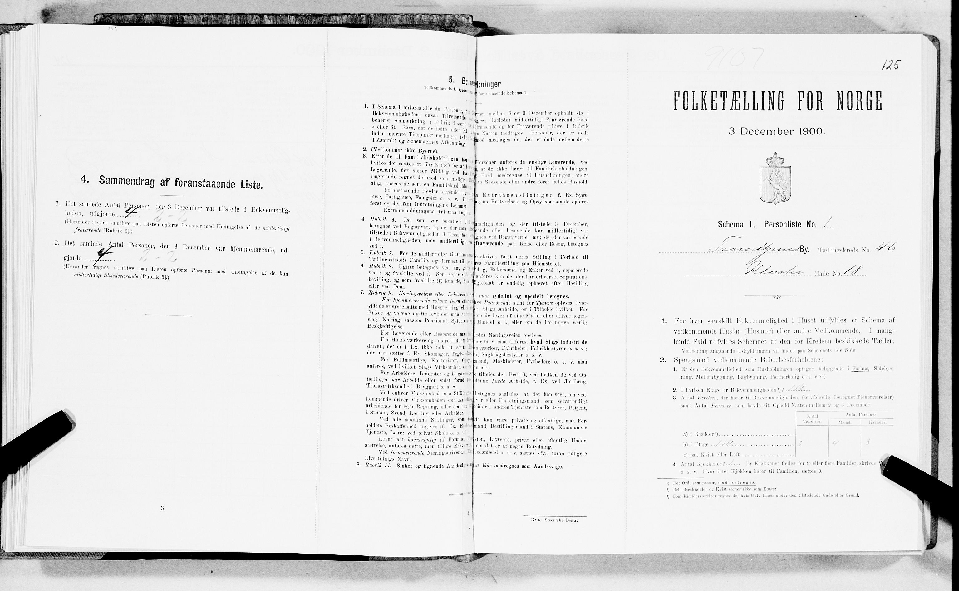 SAT, Folketelling 1900 for 1601 Trondheim kjøpstad, 1900, s. 7428