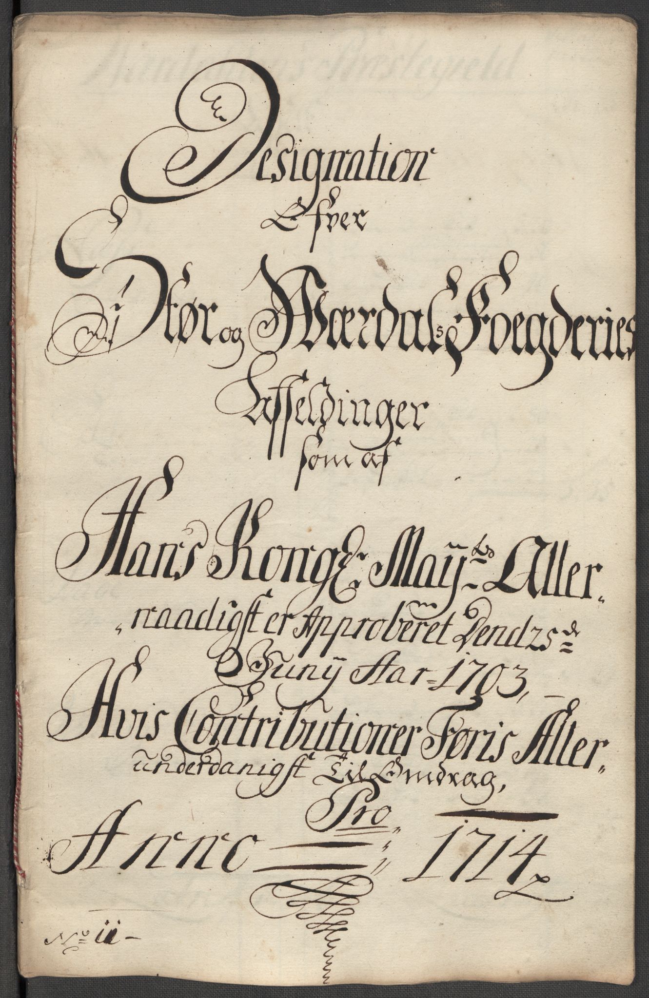 Rentekammeret inntil 1814, Reviderte regnskaper, Fogderegnskap, RA/EA-4092/R62/L4204: Fogderegnskap Stjørdal og Verdal, 1714, s. 290