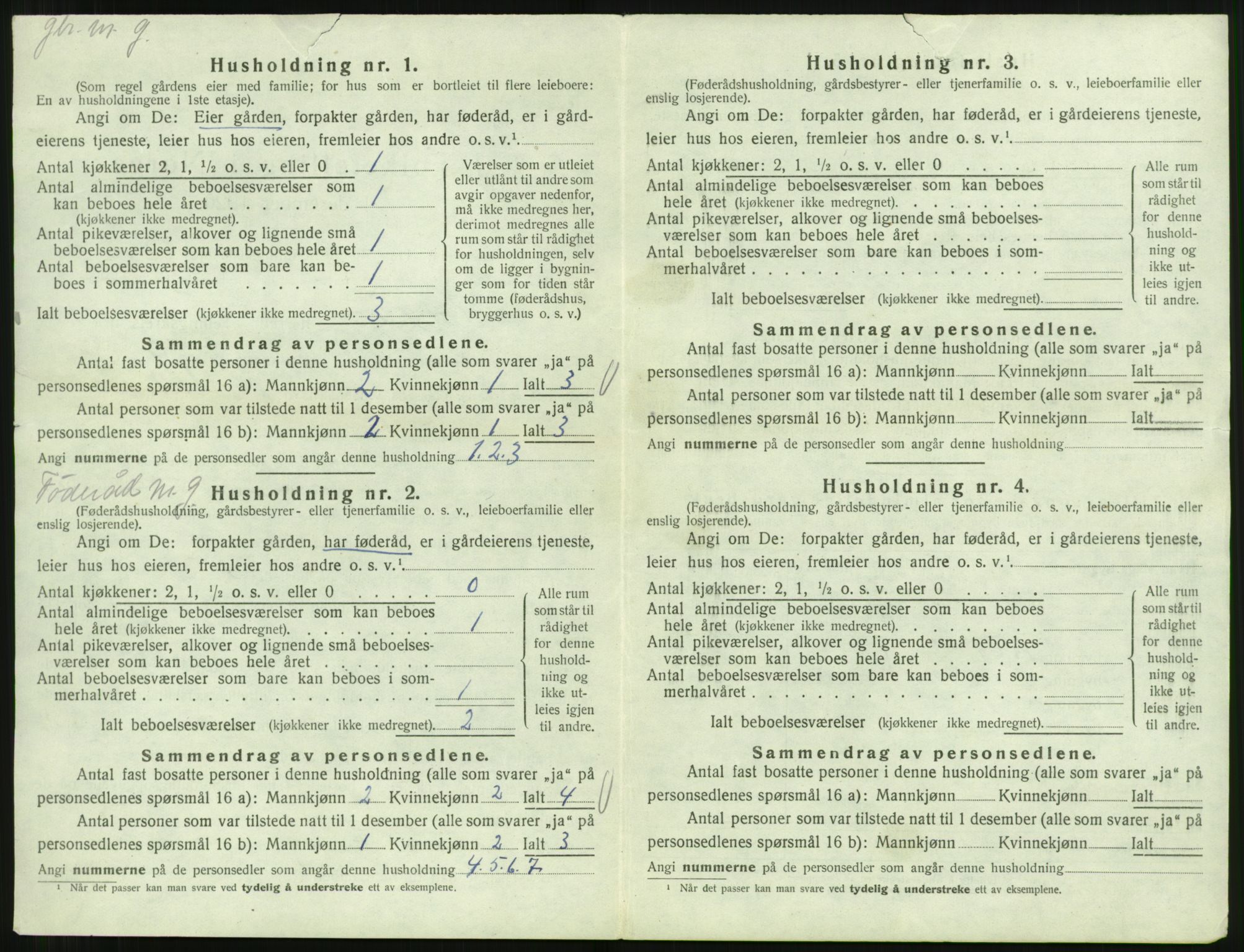 SAST, Folketelling 1920 for 1134 Suldal herred, 1920, s. 691