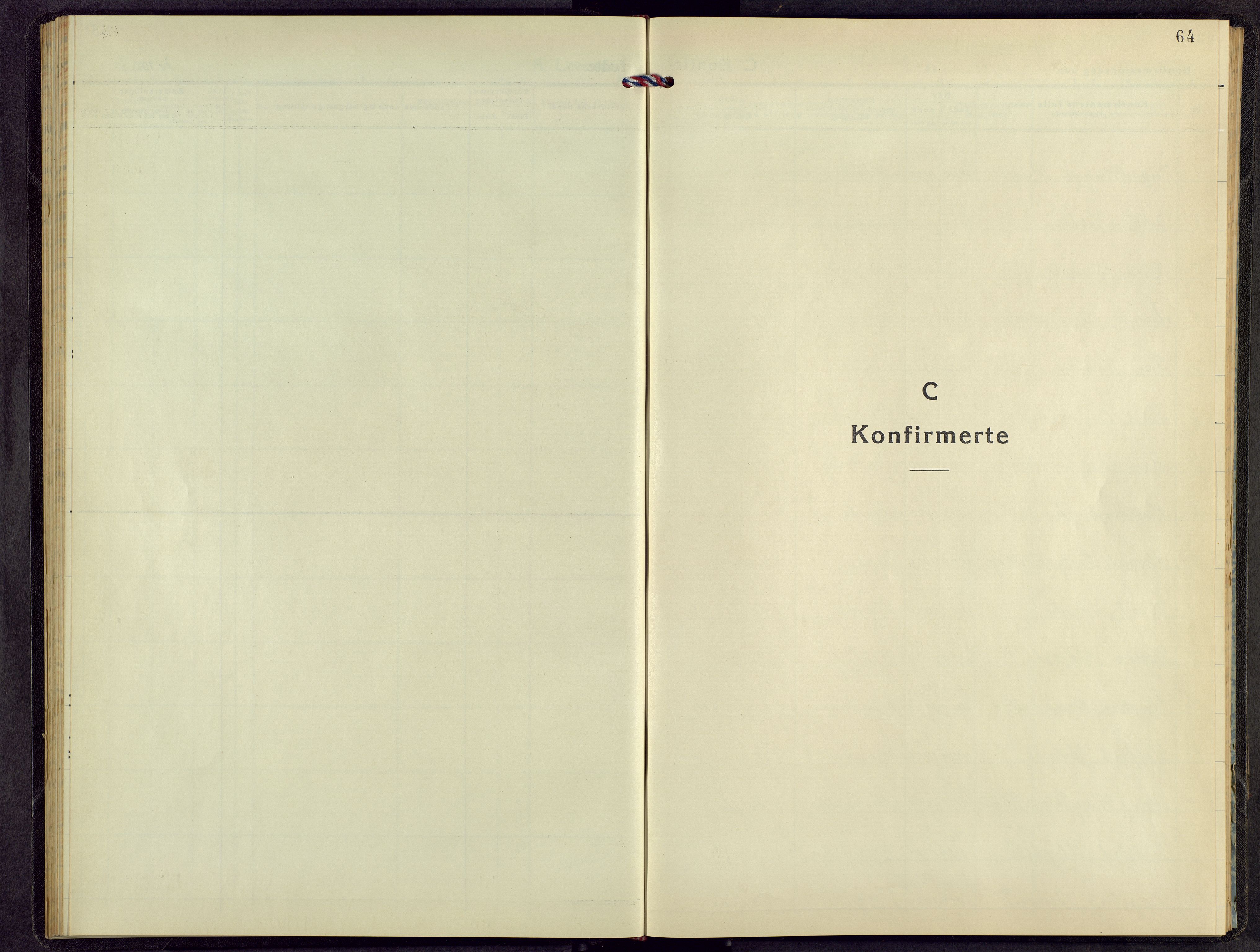 Kvikne prestekontor, SAH/PREST-064/H/Ha/Hab/L0006: Klokkerbok nr. 6, 1944-1965, s. 64