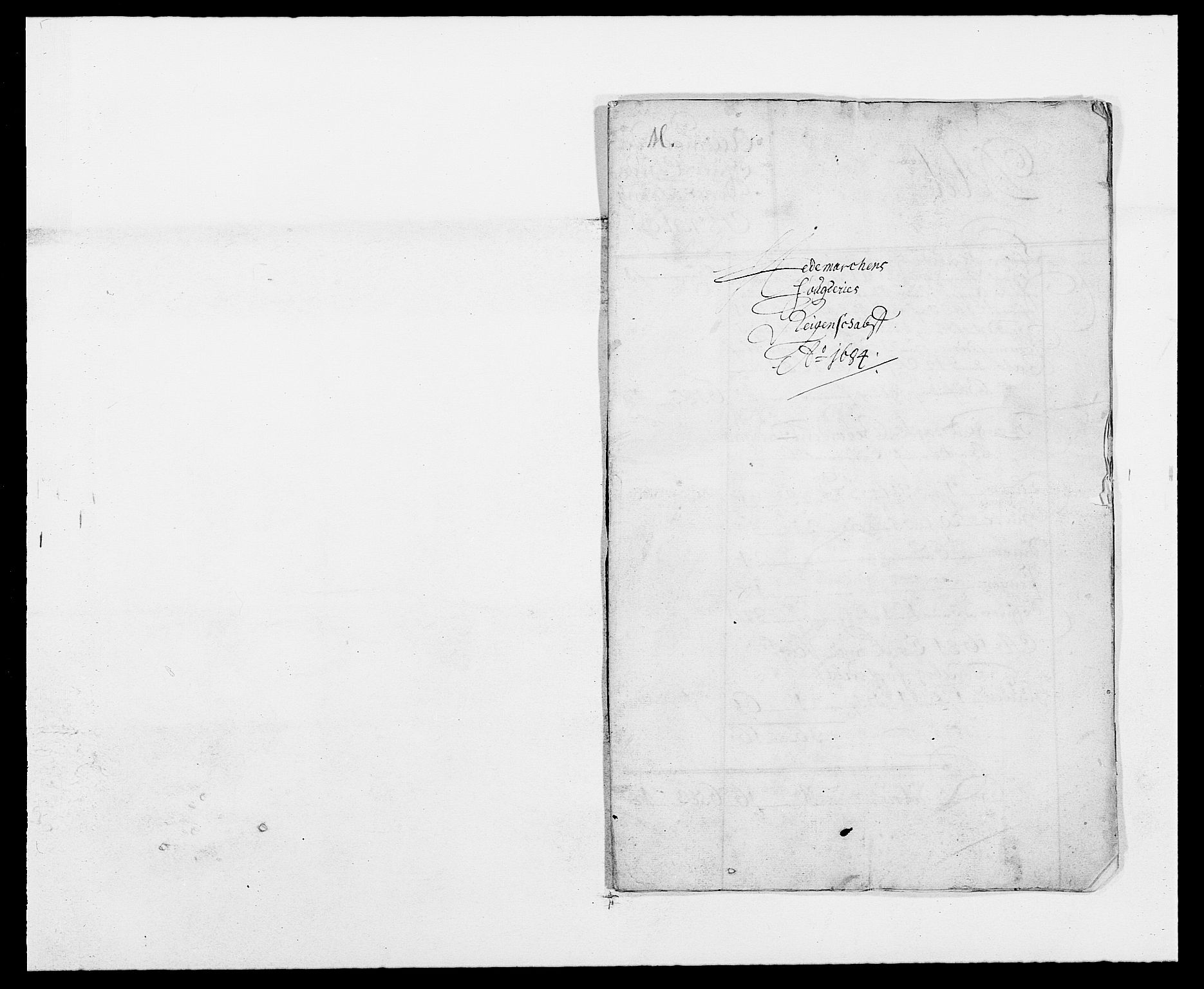 Rentekammeret inntil 1814, Reviderte regnskaper, Fogderegnskap, AV/RA-EA-4092/R16/L1025: Fogderegnskap Hedmark, 1684, s. 2