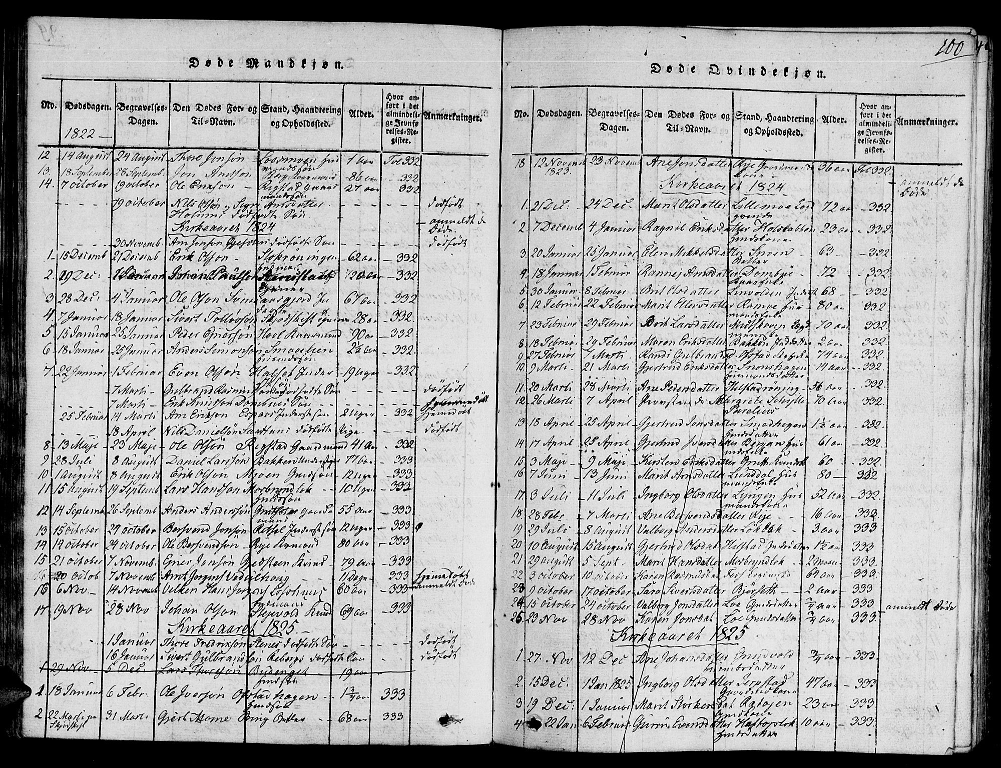 Ministerialprotokoller, klokkerbøker og fødselsregistre - Sør-Trøndelag, AV/SAT-A-1456/672/L0853: Ministerialbok nr. 672A06 /1, 1816-1829, s. 100