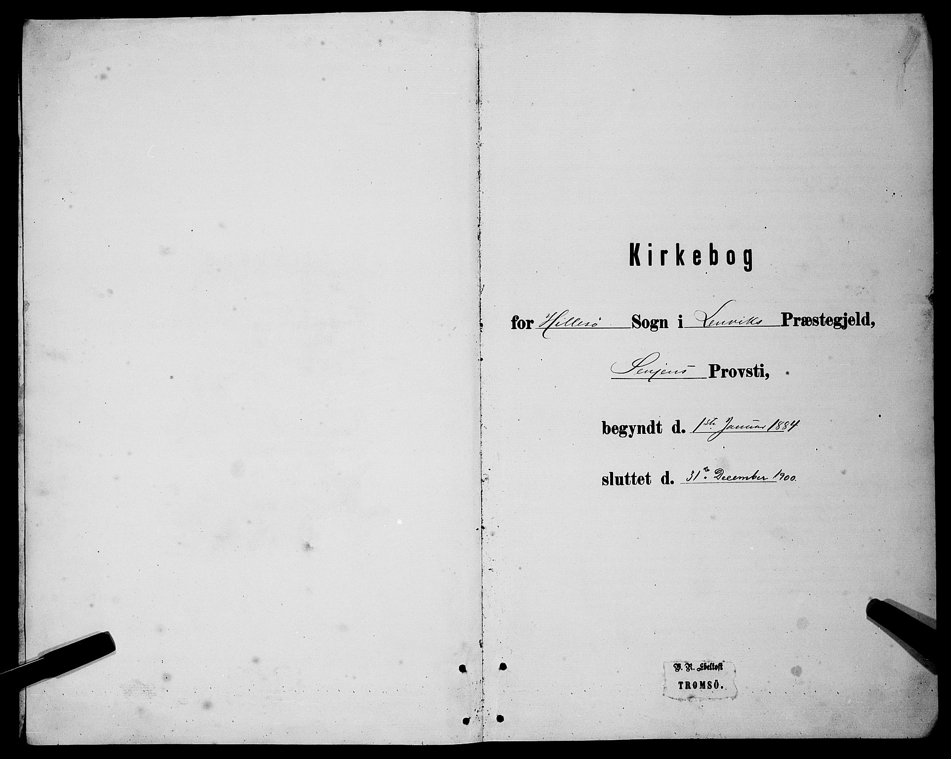 Lenvik sokneprestembete, AV/SATØ-S-1310/H/Ha/Hab/L0021klokker: Klokkerbok nr. 21, 1884-1900