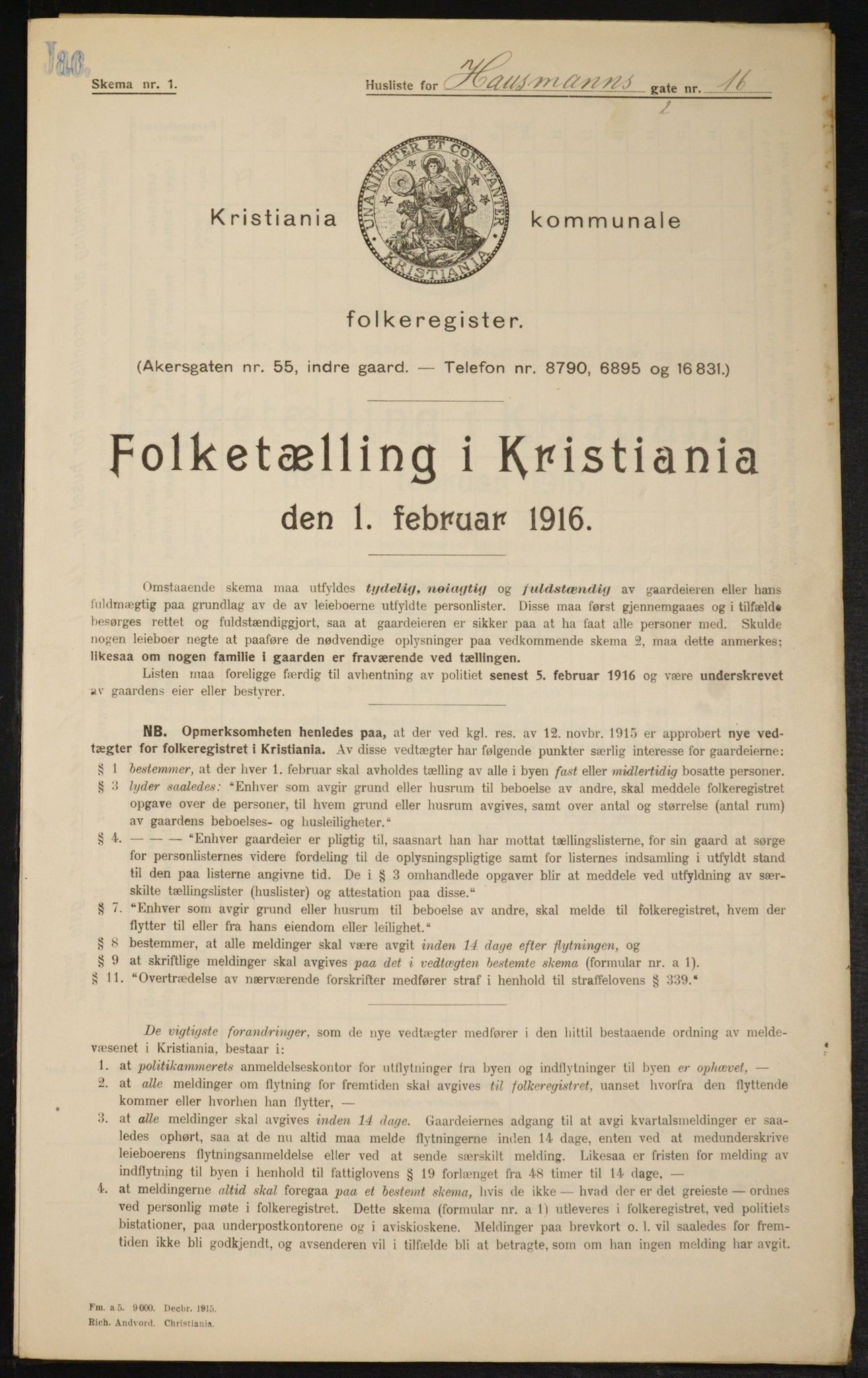 OBA, Kommunal folketelling 1.2.1916 for Kristiania, 1916, s. 35794