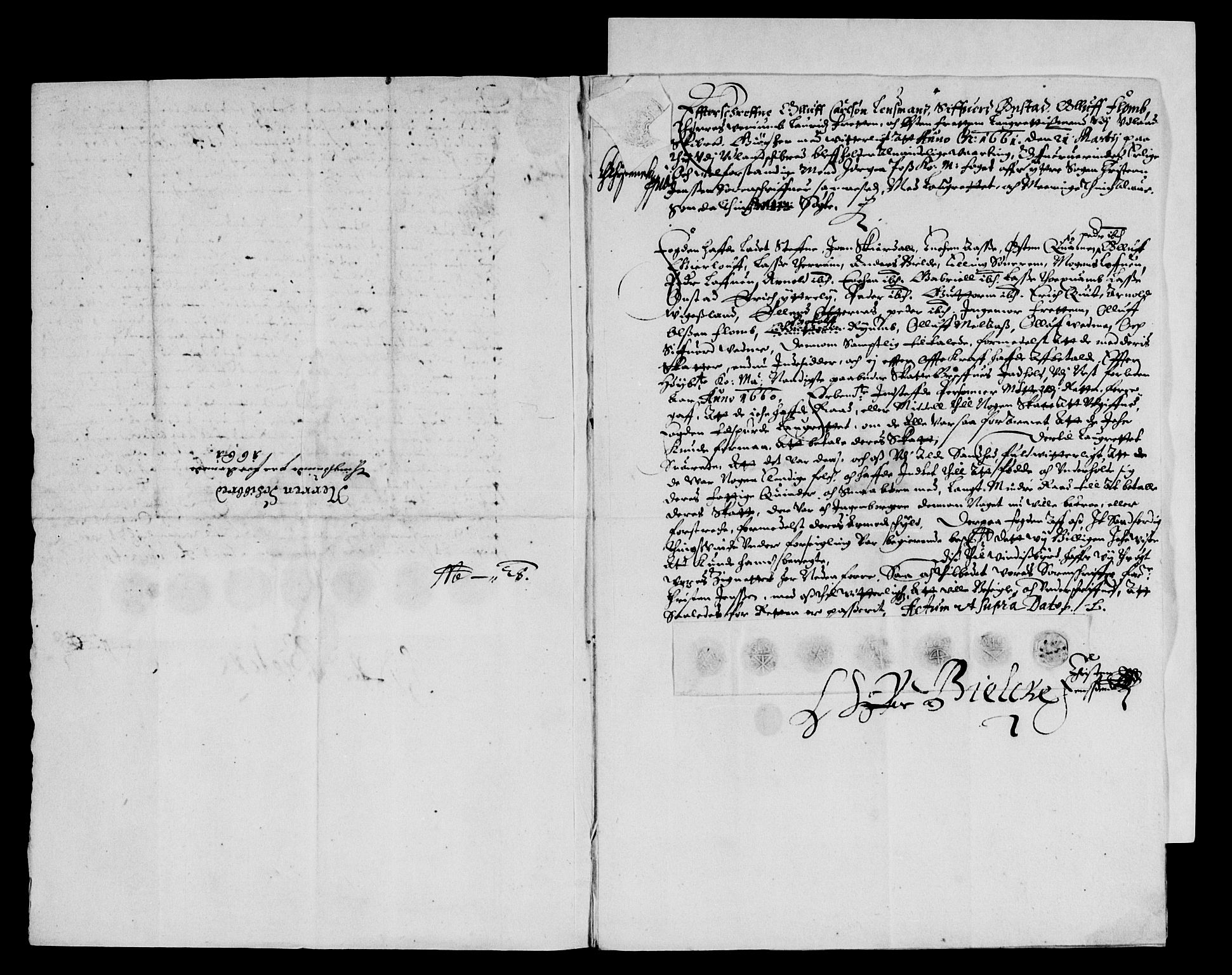 Rentekammeret inntil 1814, Reviderte regnskaper, Lensregnskaper, AV/RA-EA-5023/R/Rb/Rbt/L0149: Bergenhus len, 1660-1661