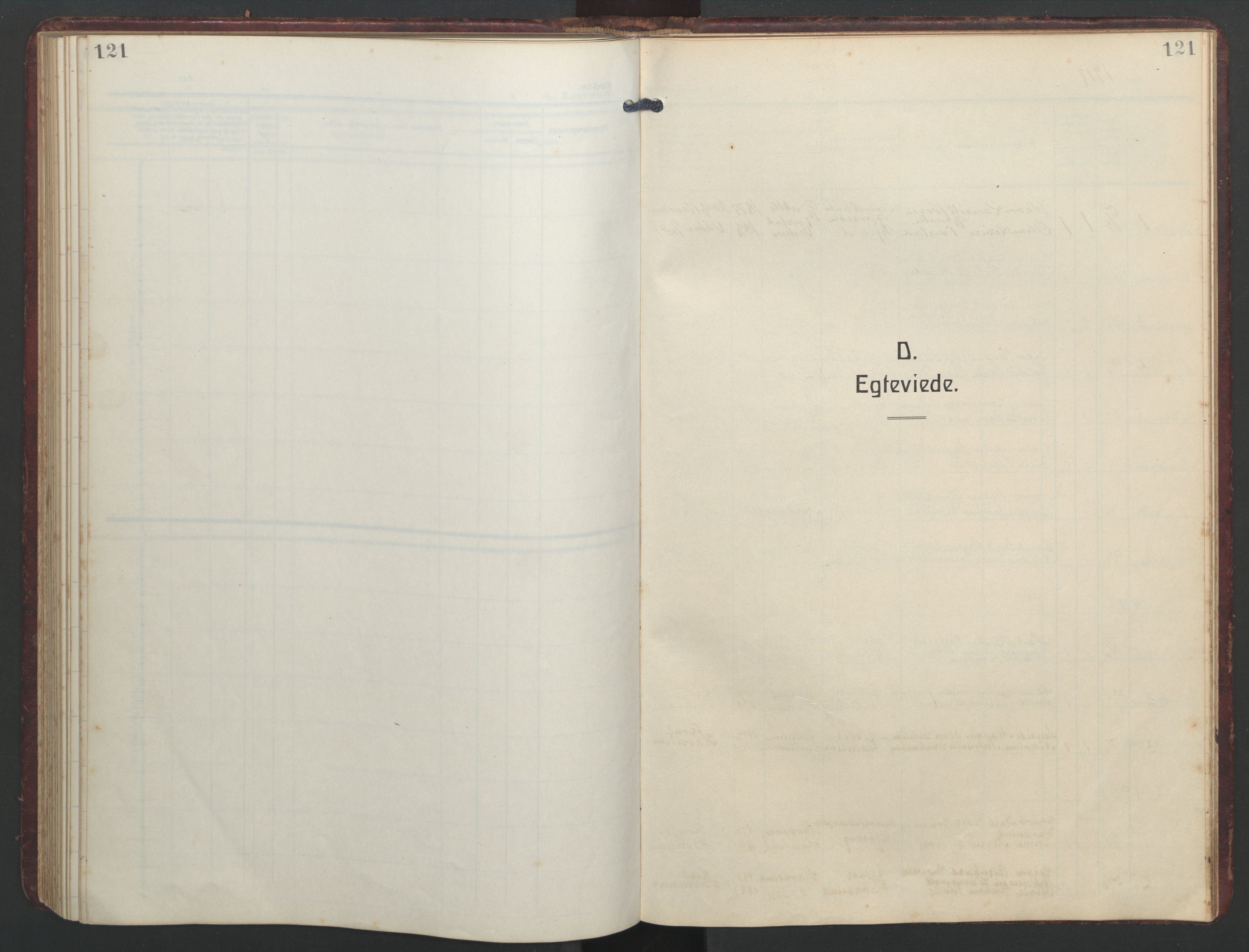 Ministerialprotokoller, klokkerbøker og fødselsregistre - Møre og Romsdal, AV/SAT-A-1454/526/L0384: Klokkerbok nr. 526C01, 1917-1952, s. 121