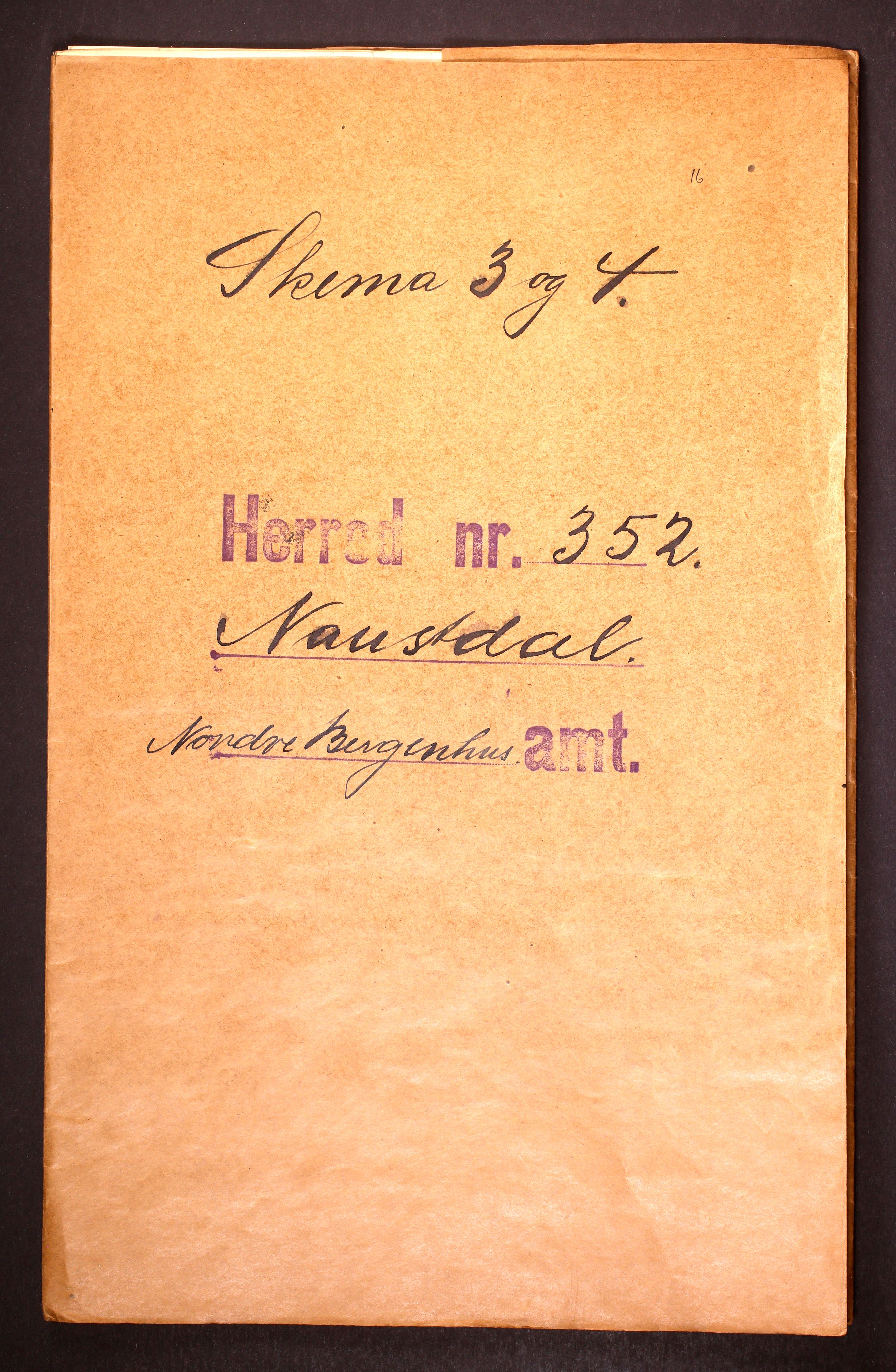 RA, Folketelling 1910 for 1433 Naustdal herred, 1910, s. 1