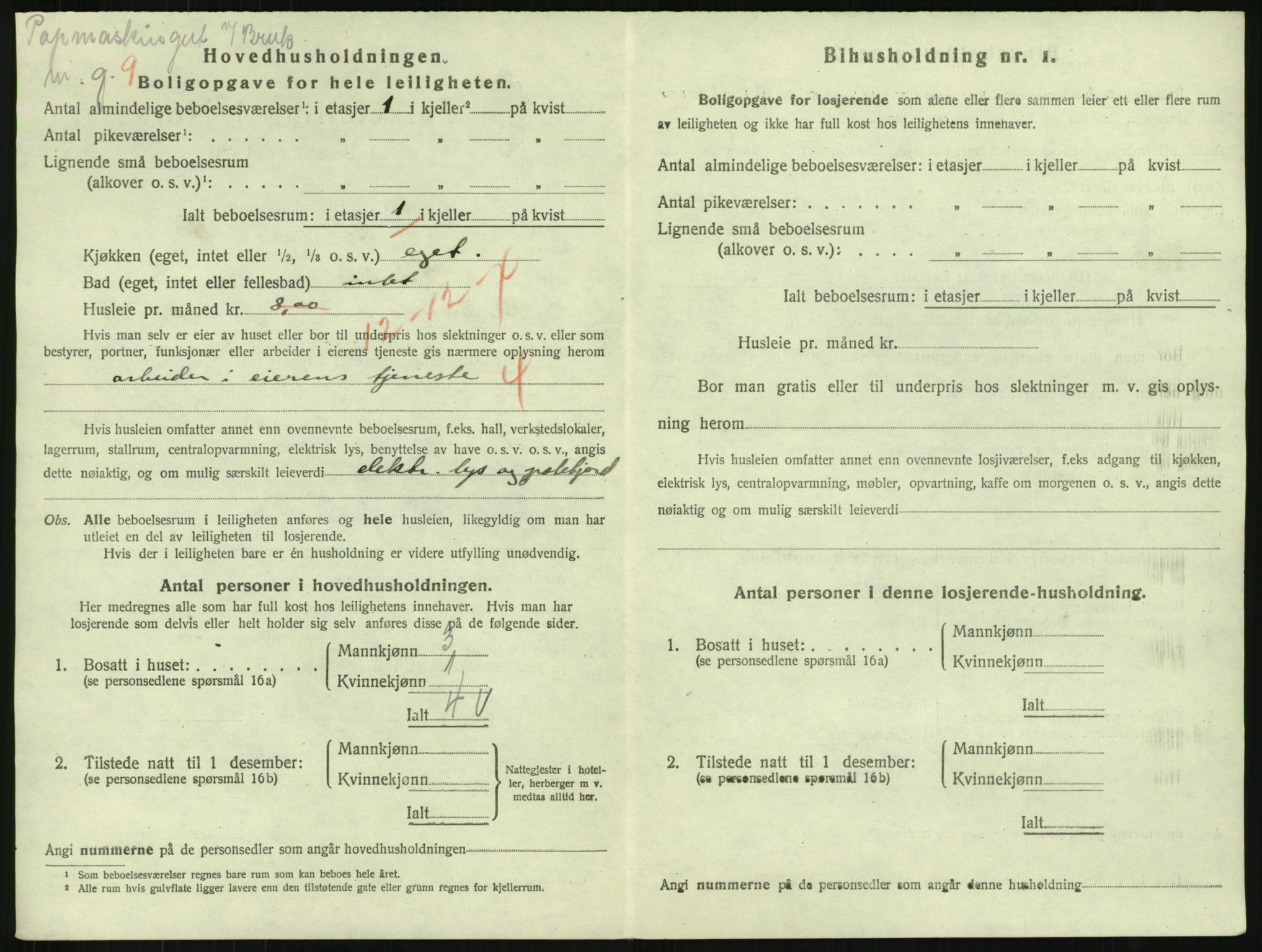 SAH, Folketelling 1920 for 0502 Gjøvik kjøpstad, 1920, s. 2207