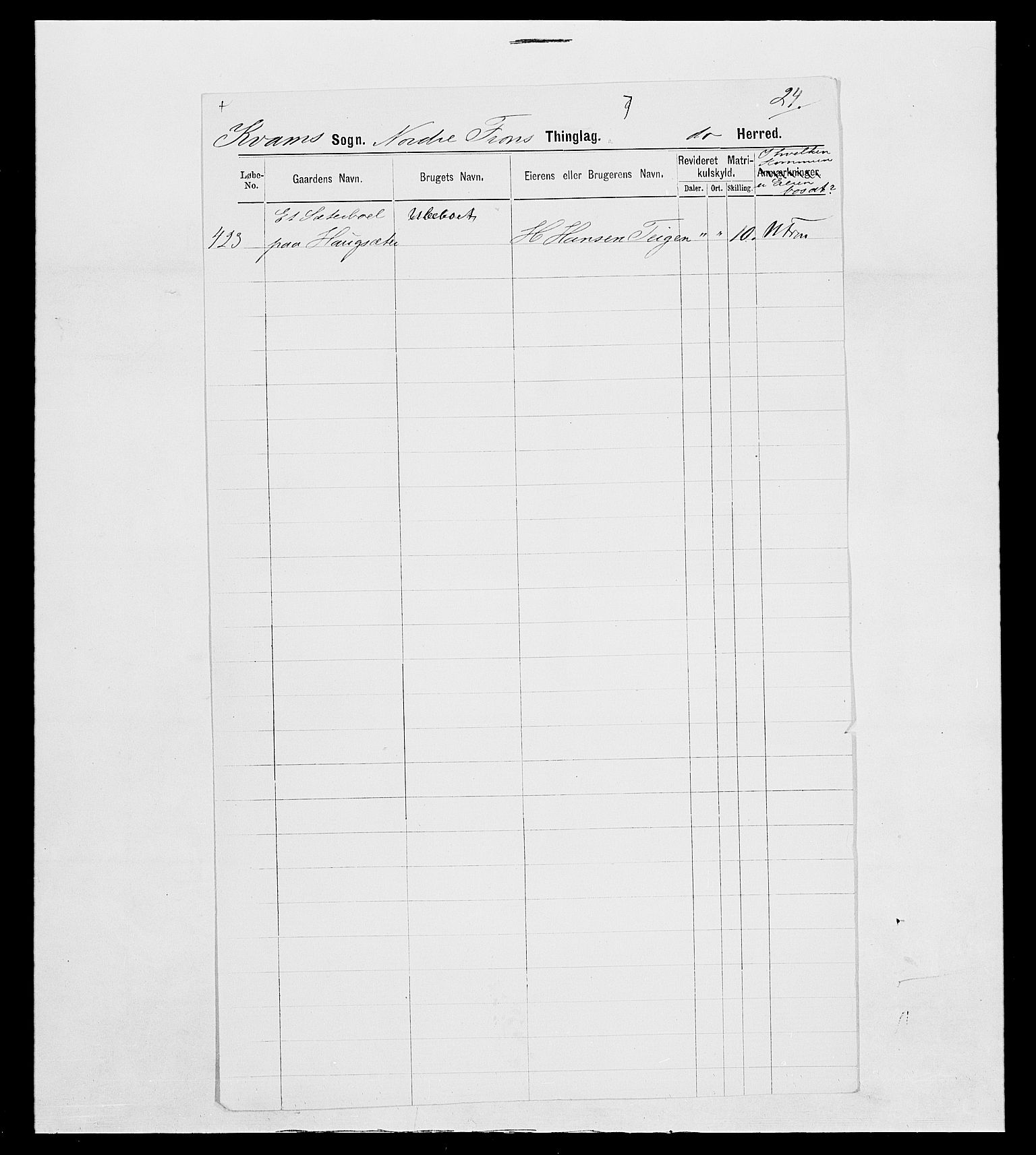 SAH, Folketelling 1875 for 0518P Nord-Fron prestegjeld, 1875, s. 106