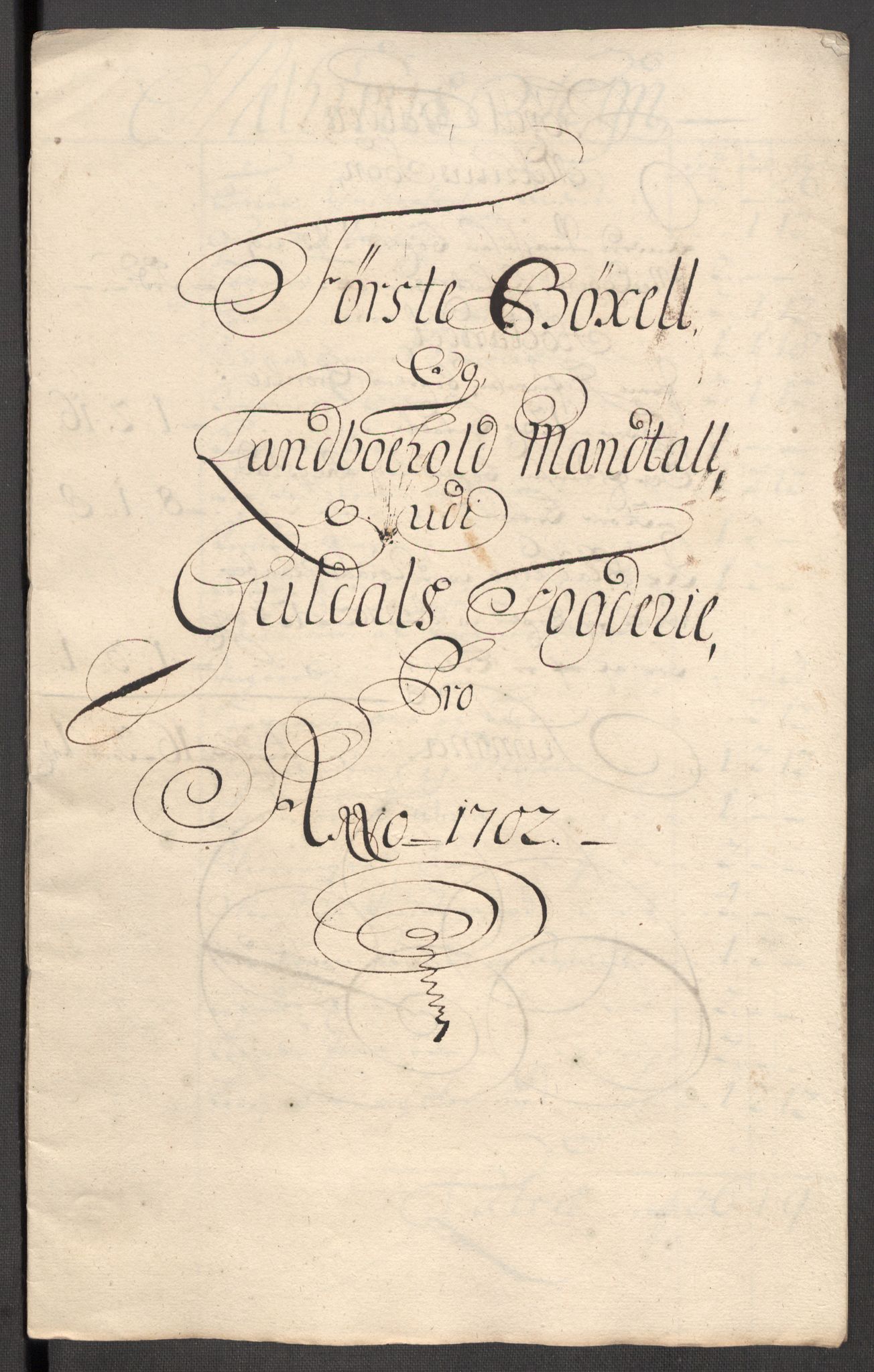 Rentekammeret inntil 1814, Reviderte regnskaper, Fogderegnskap, AV/RA-EA-4092/R60/L3952: Fogderegnskap Orkdal og Gauldal, 1702, s. 305