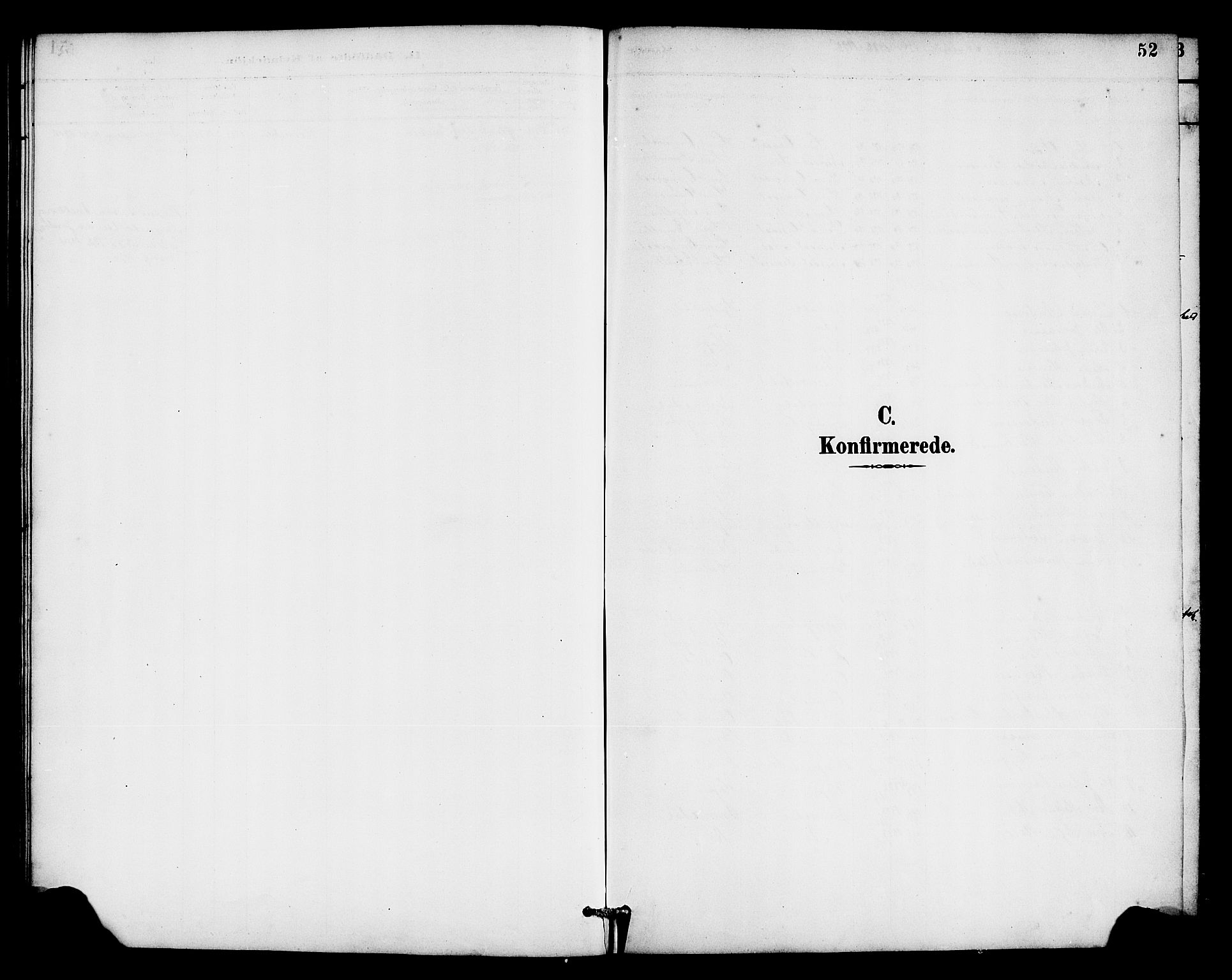 Gloppen sokneprestembete, SAB/A-80101/H/Hab/Habe/L0001: Klokkerbok nr. E 1, 1891-1917, s. 52