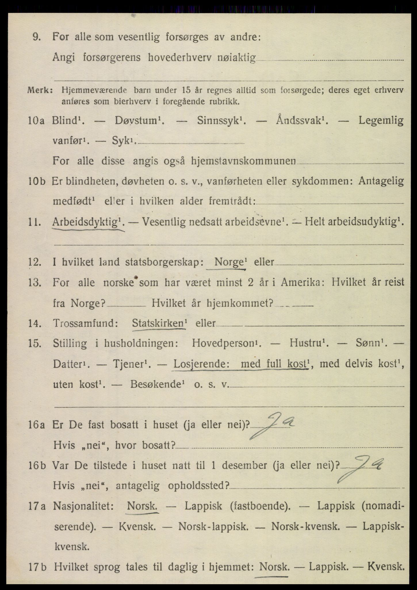 SAT, Folketelling 1920 for 1833 Mo herred, 1920, s. 4610
