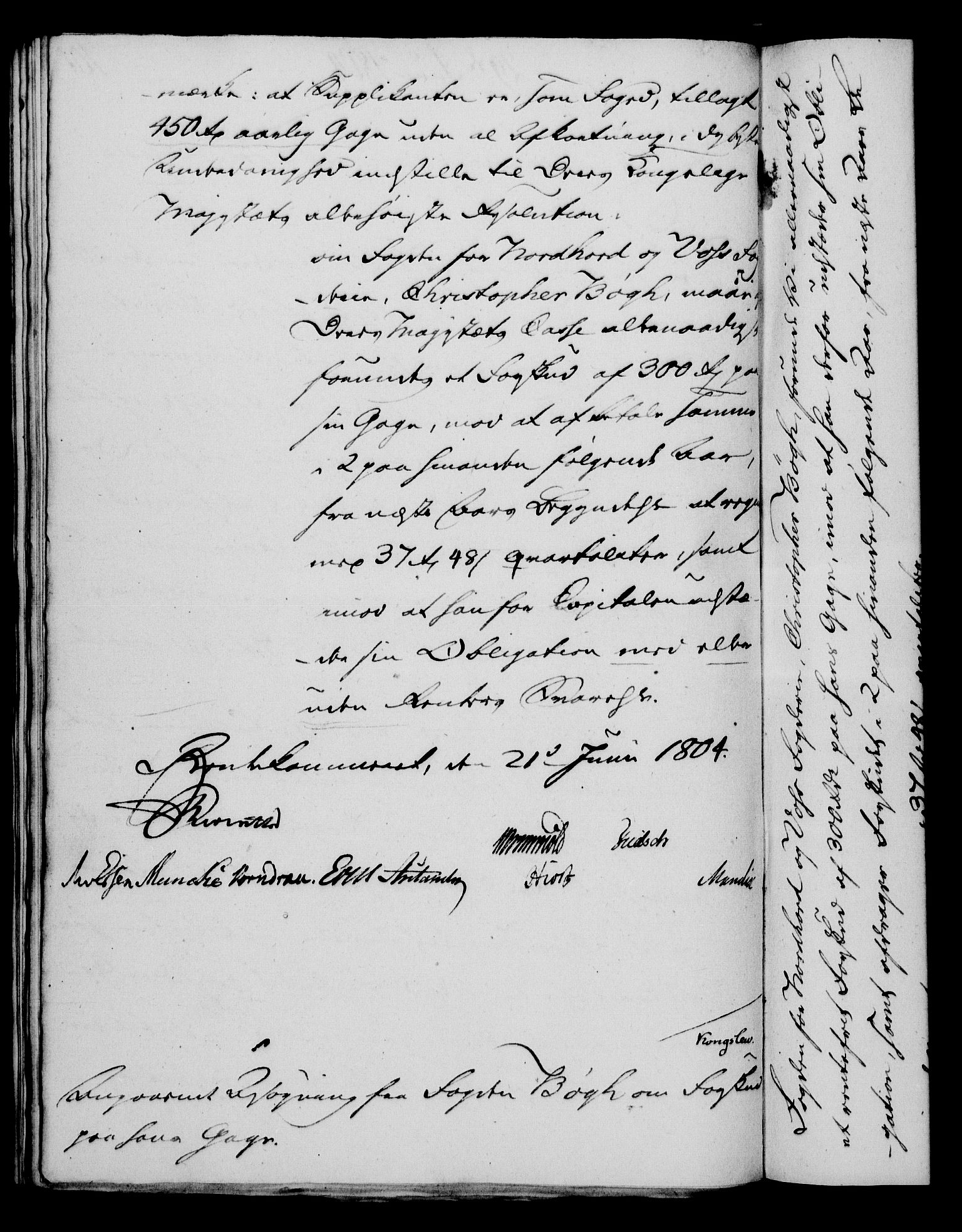 Rentekammeret, Kammerkanselliet, RA/EA-3111/G/Gf/Gfa/L0086: Norsk relasjons- og resolusjonsprotokoll (merket RK 52.86), 1804, s. 604