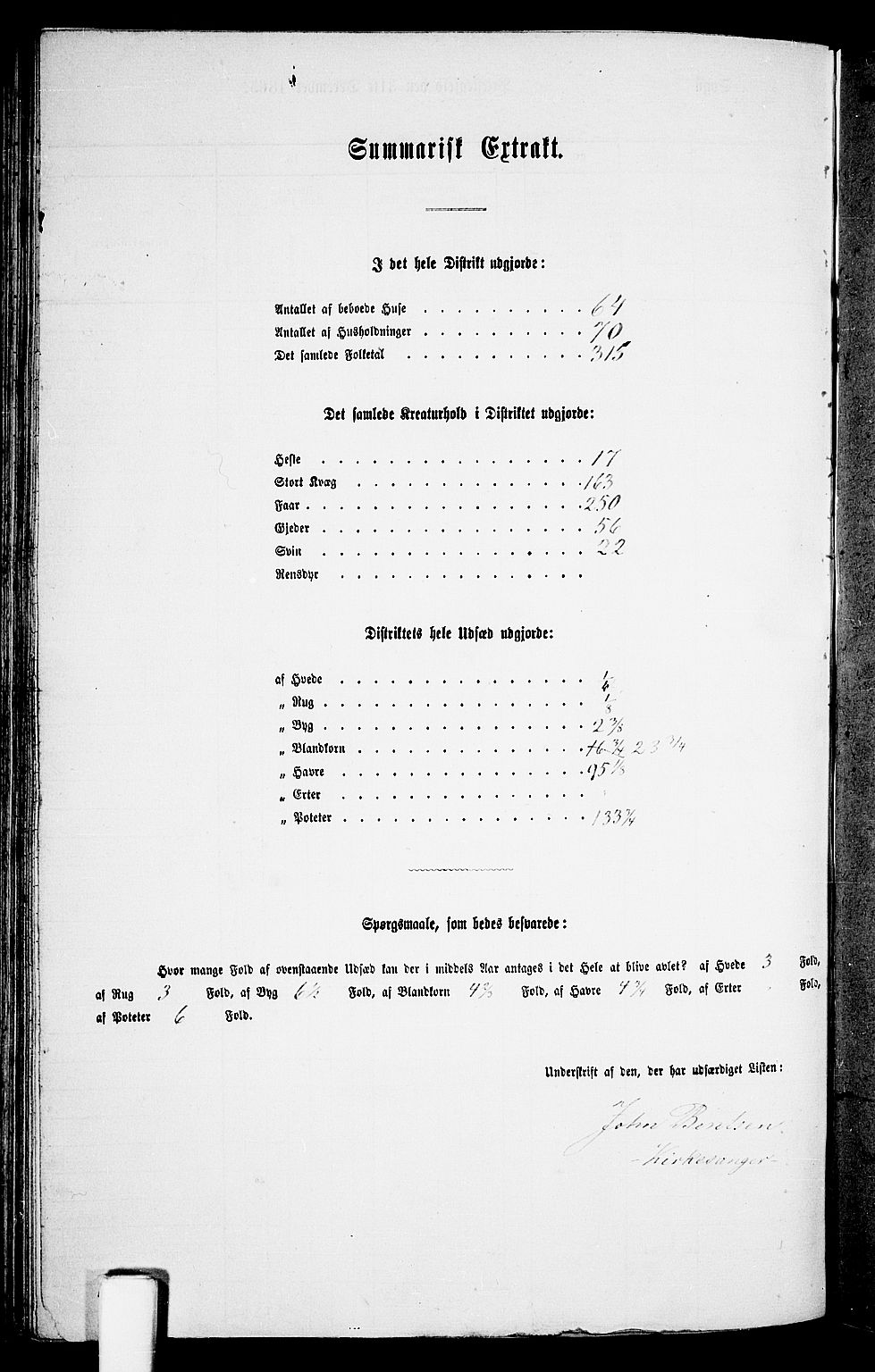 RA, Folketelling 1865 for 1028P Nord-Audnedal prestegjeld, 1865, s. 89